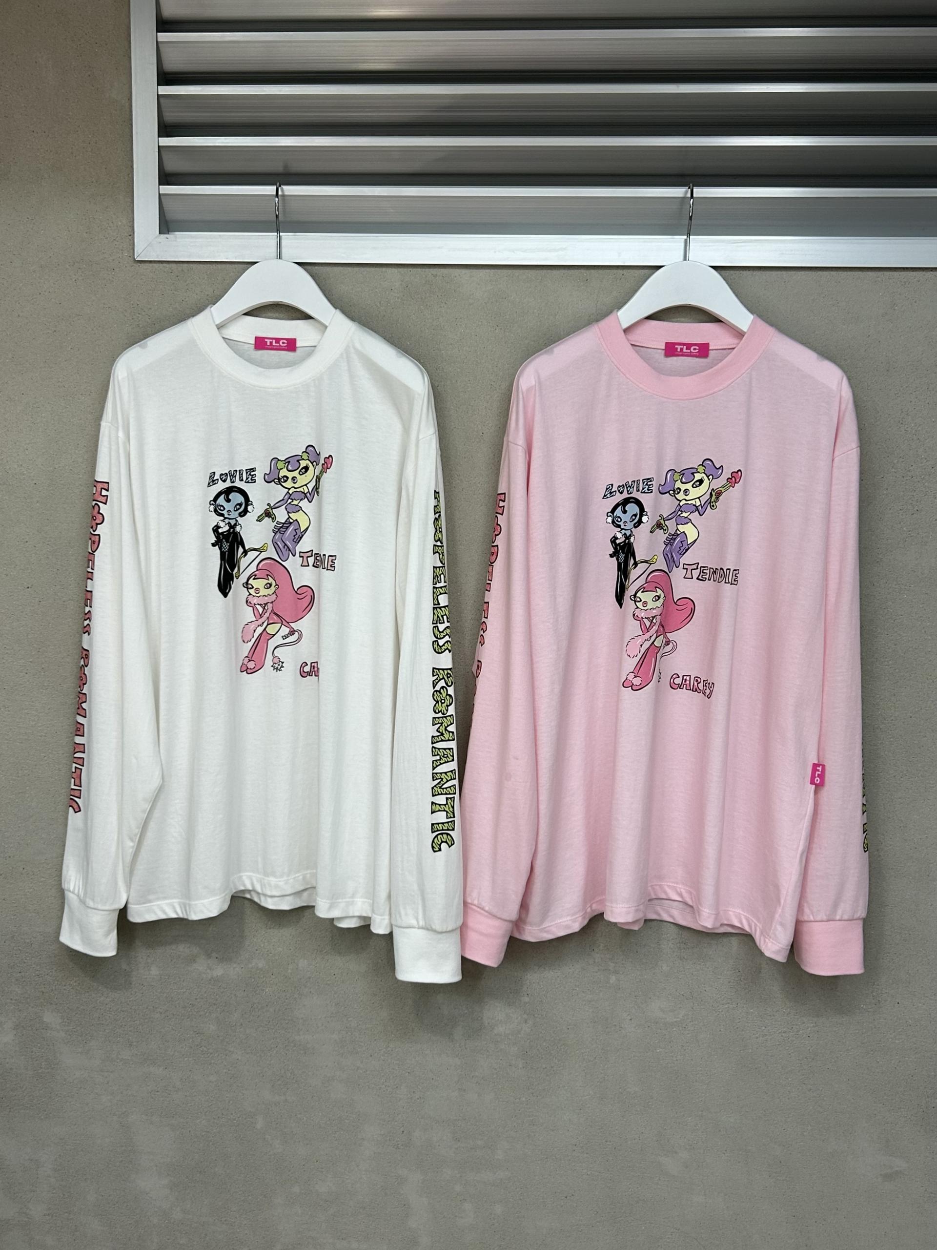 Hopeless Romantic L/S T-shrits [White]