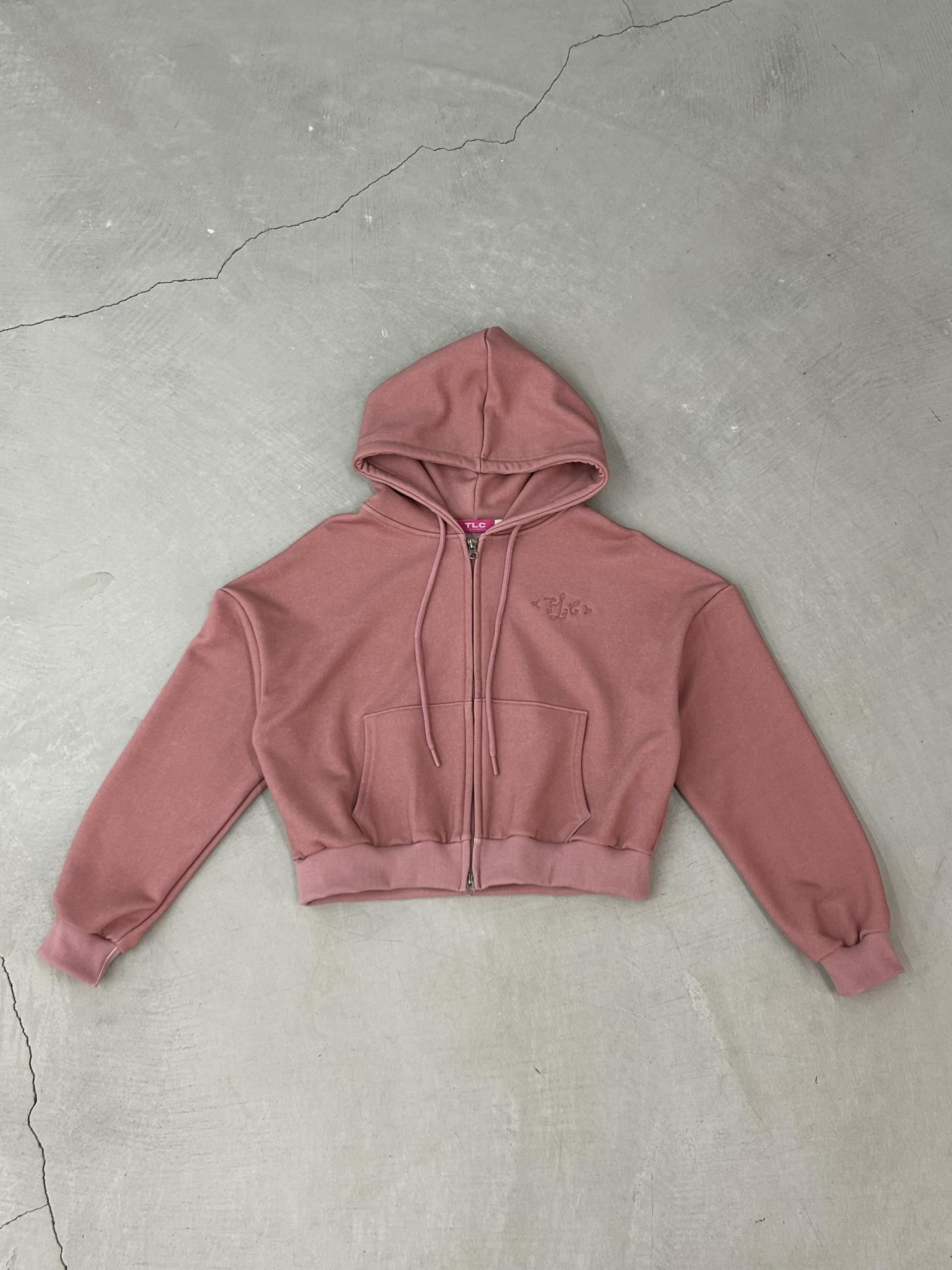 Cropped Hoodie [Pink]