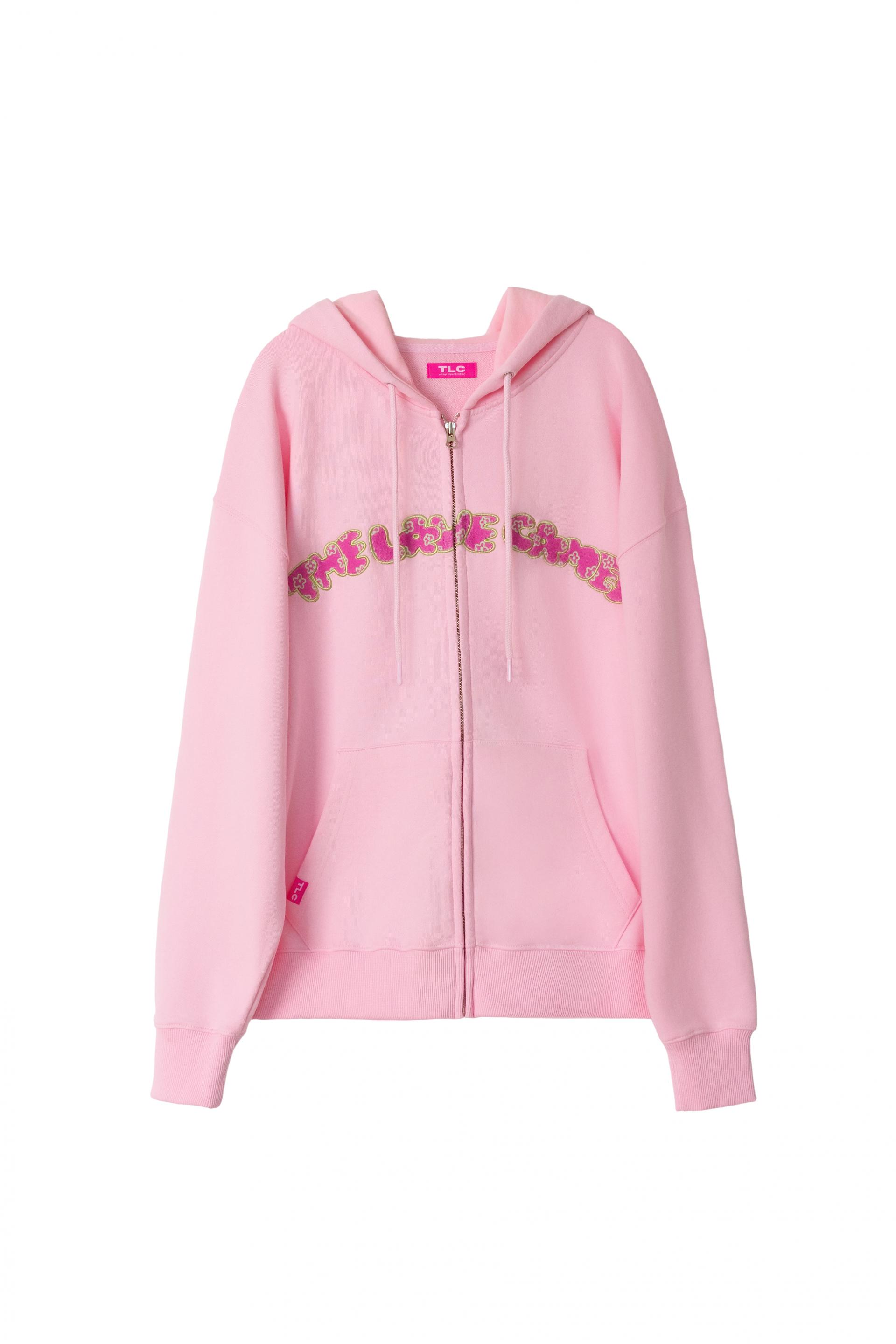 Hopeless Romantic Applique Hoody [Pink]