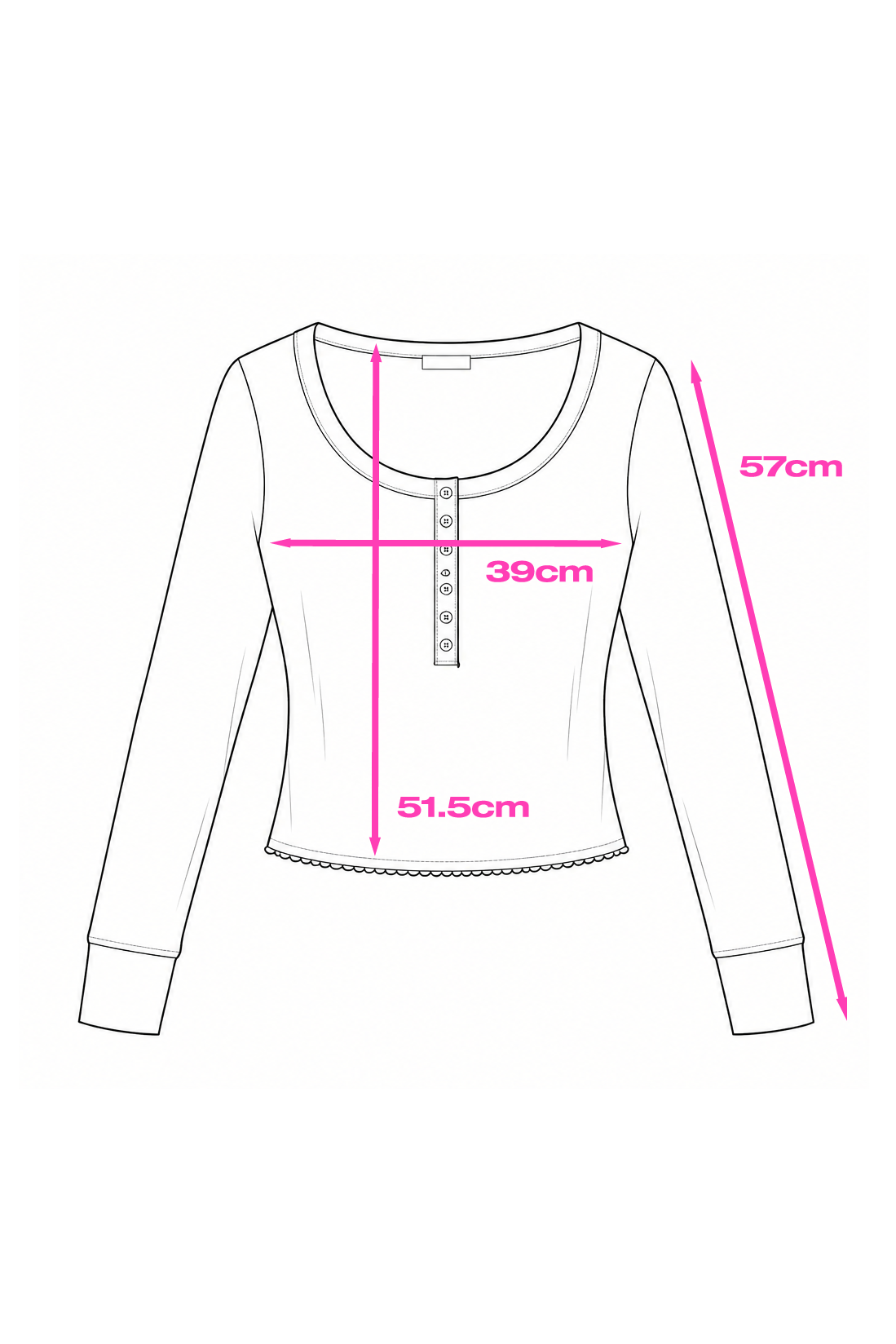 Pointelle Henley-neck T-shirts [Ivroy]