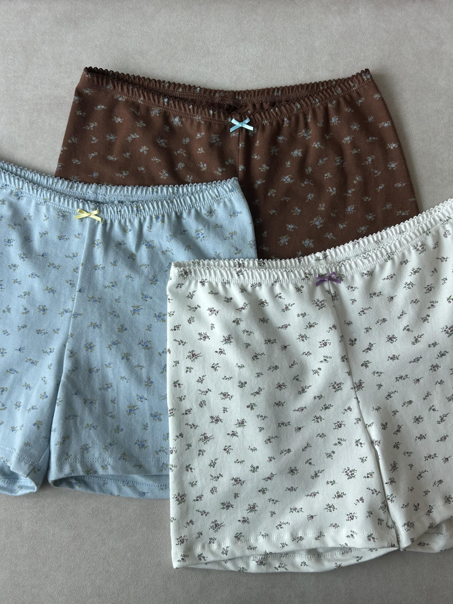 Floral BoyShorts [3 color]