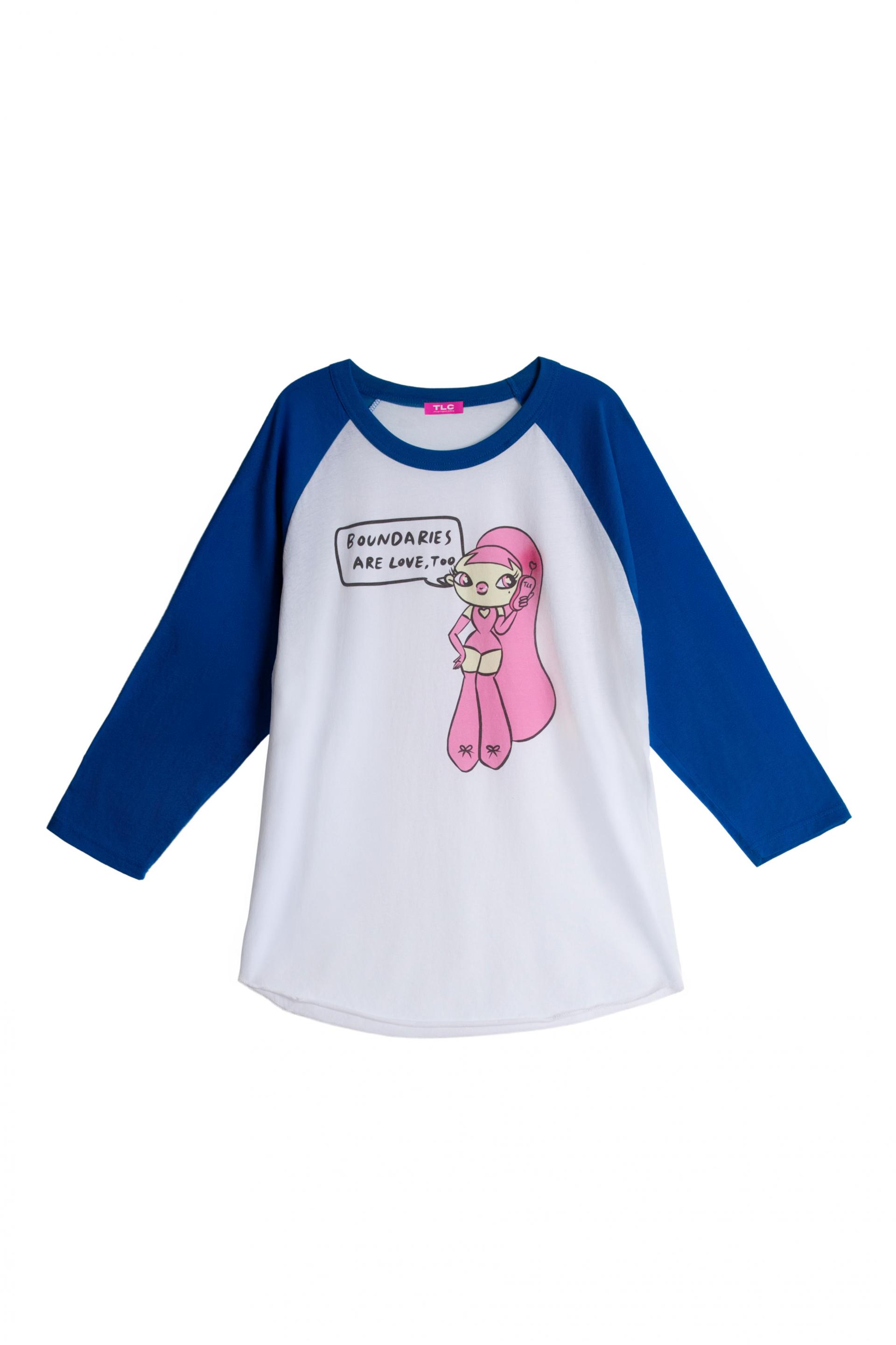 Hopeless Romantic Raglan T-shirts [Blue Sleeve]