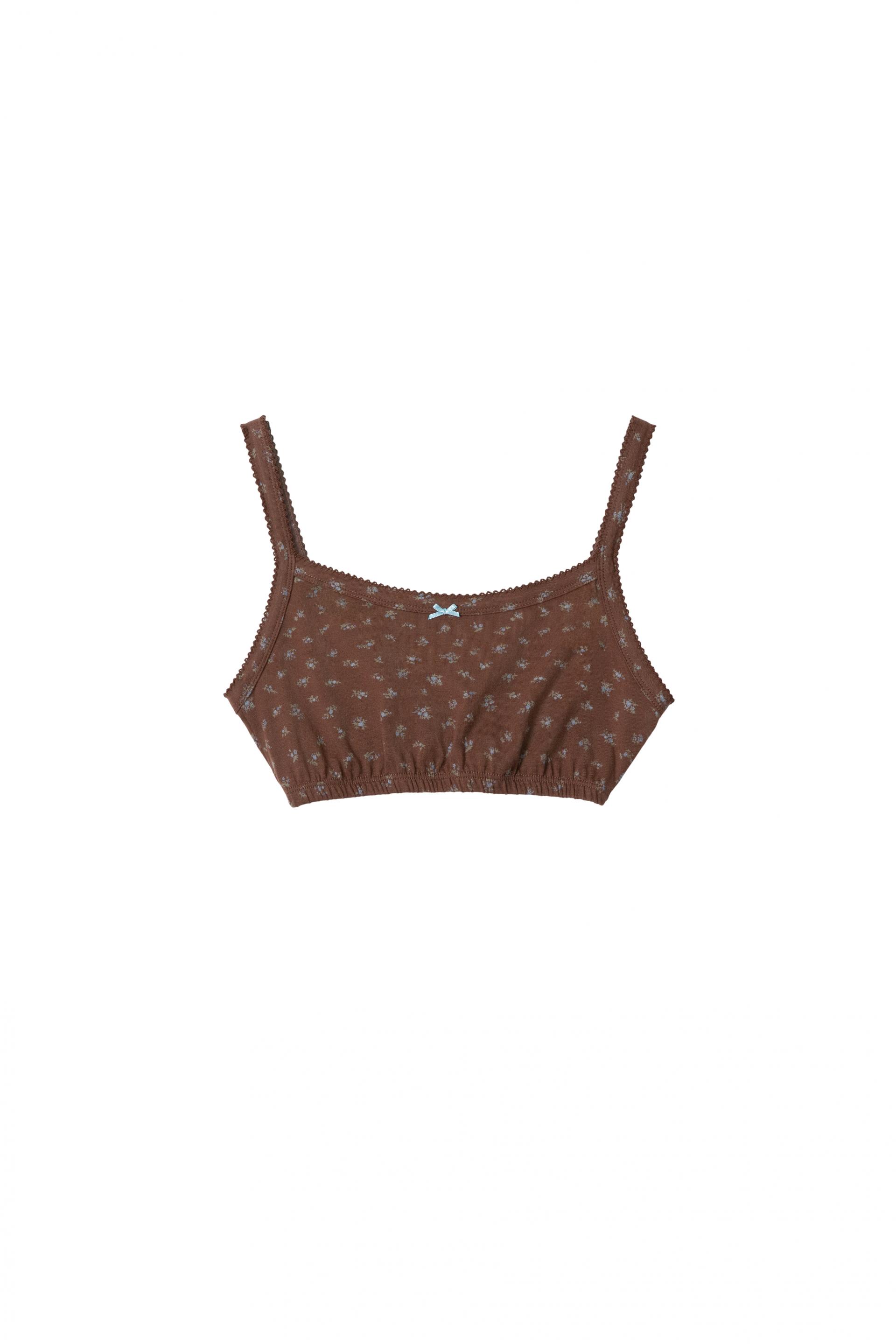 Floral Cotton bralette [3 colors]