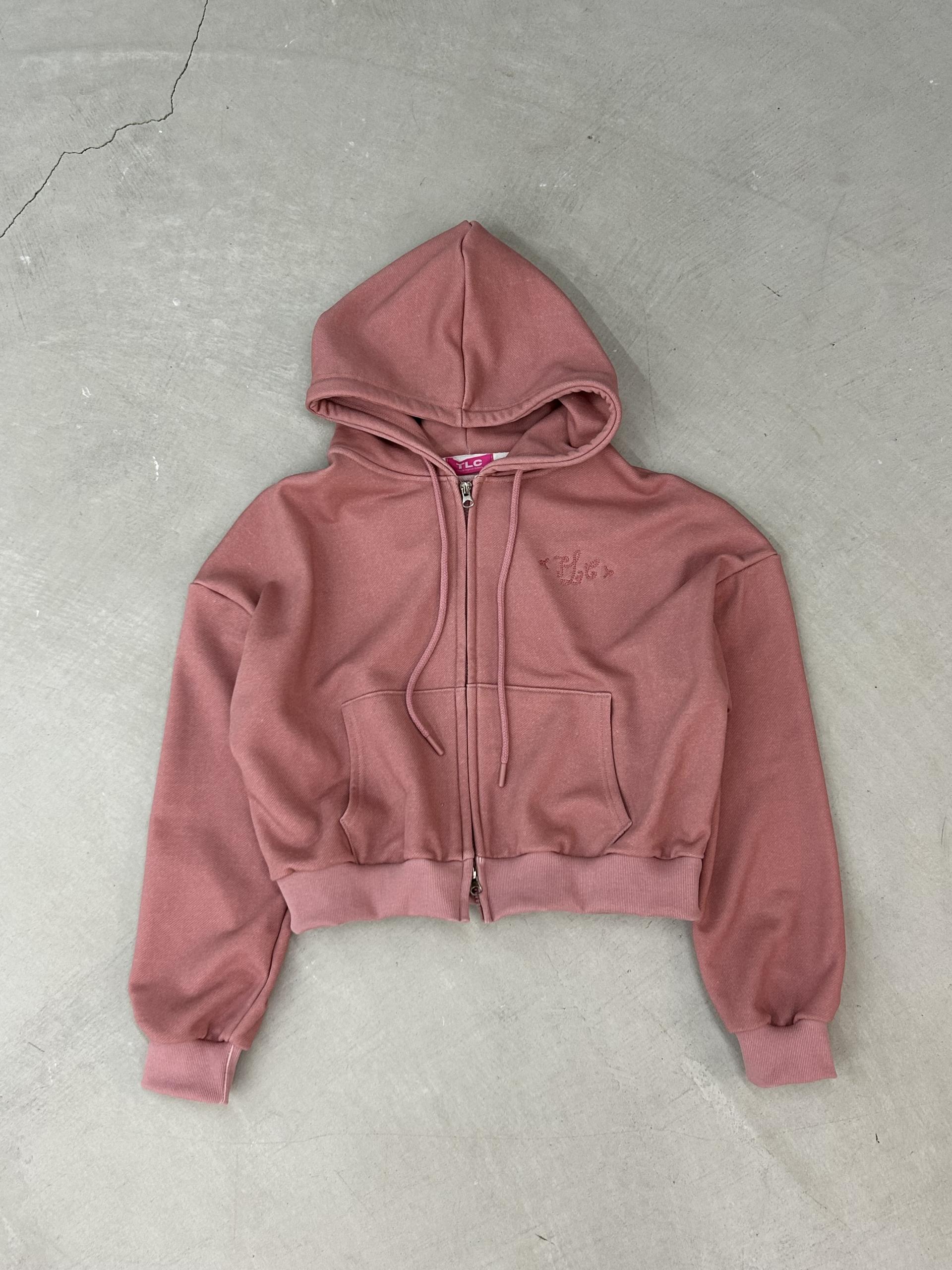 Cropped Hoodie [Pink]