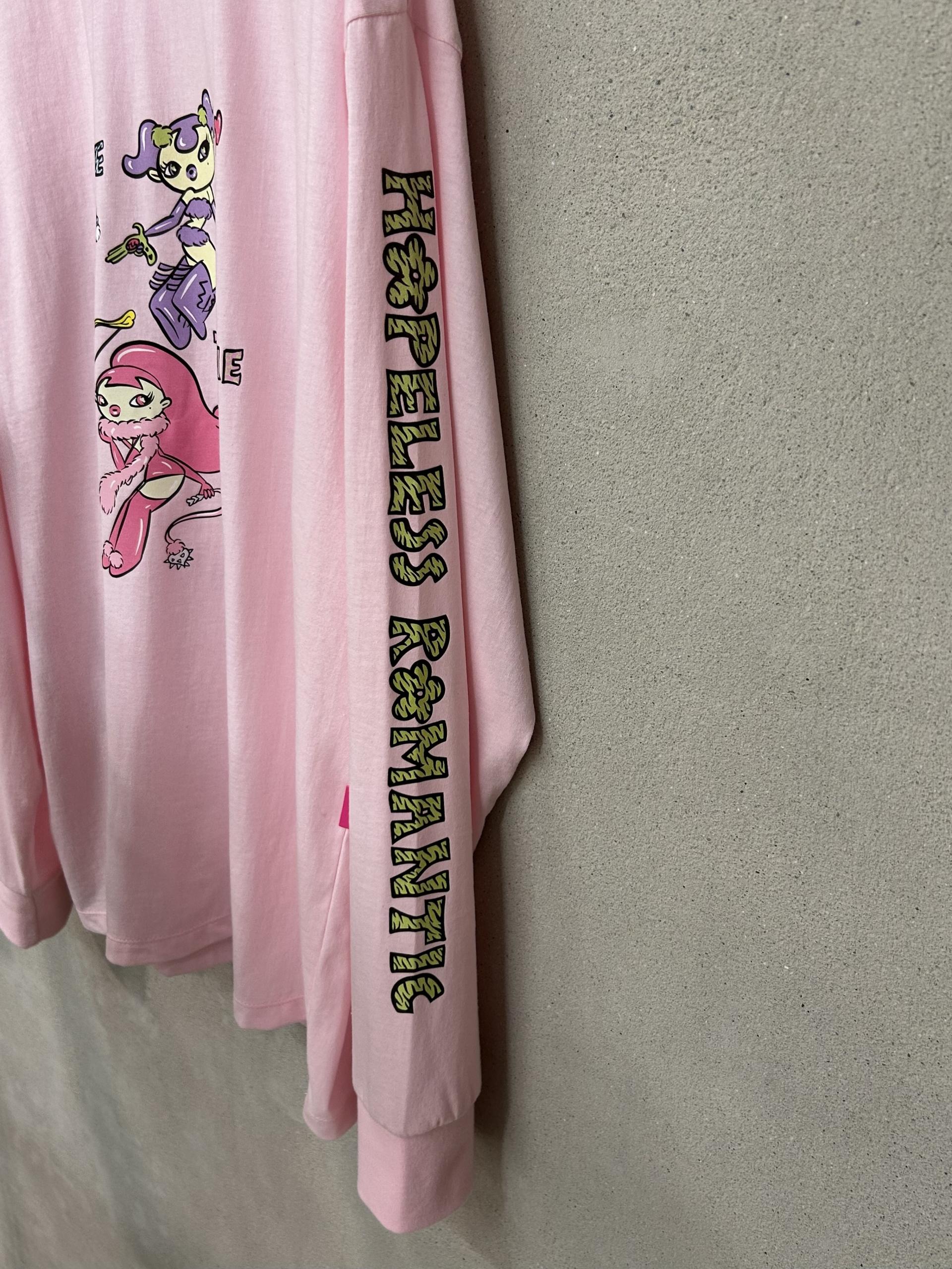 Hopeless Romantic L/S T-shrits [Pink]