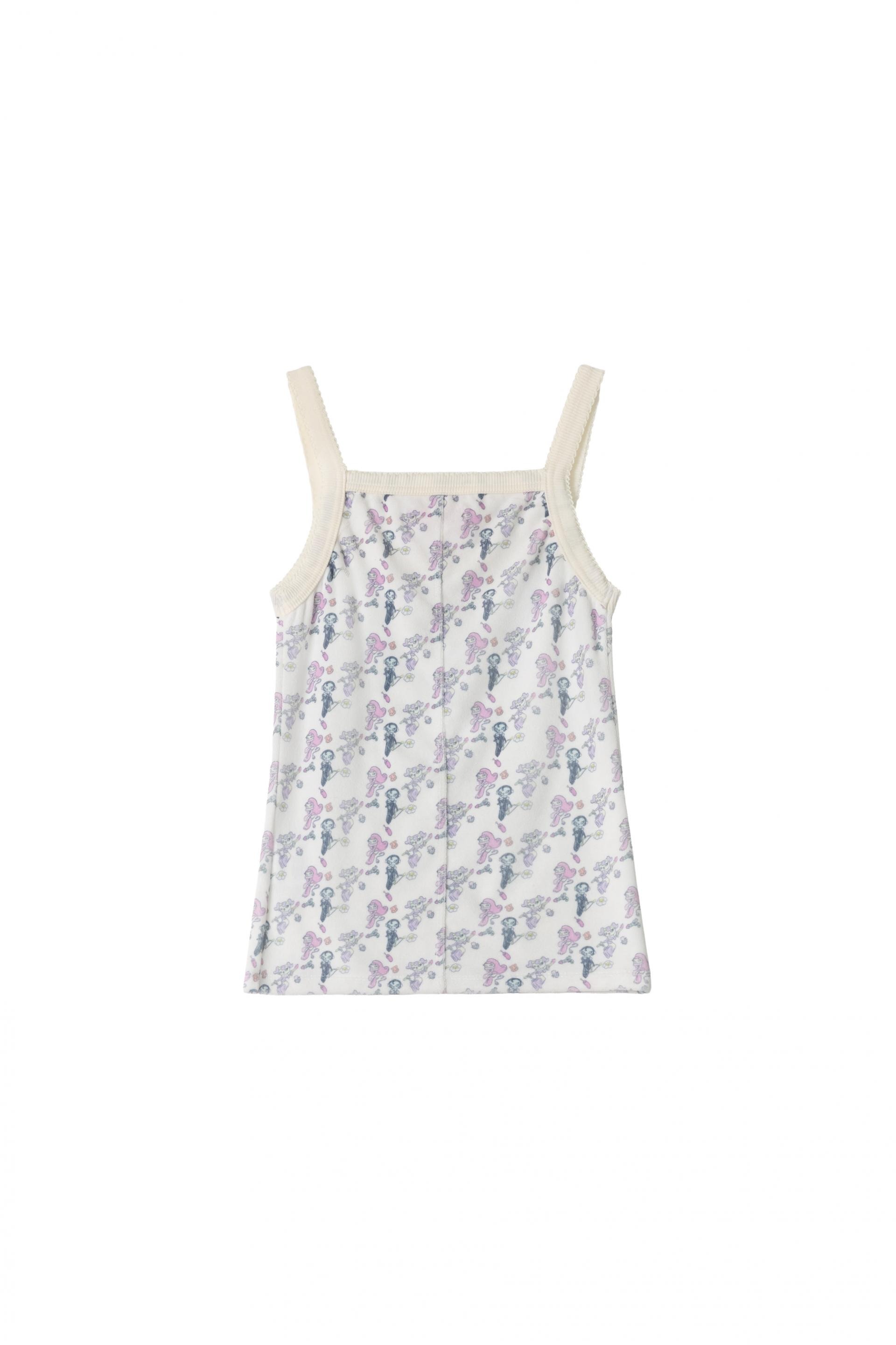 Hopeless Romantic Terry Singlet [Ivory]