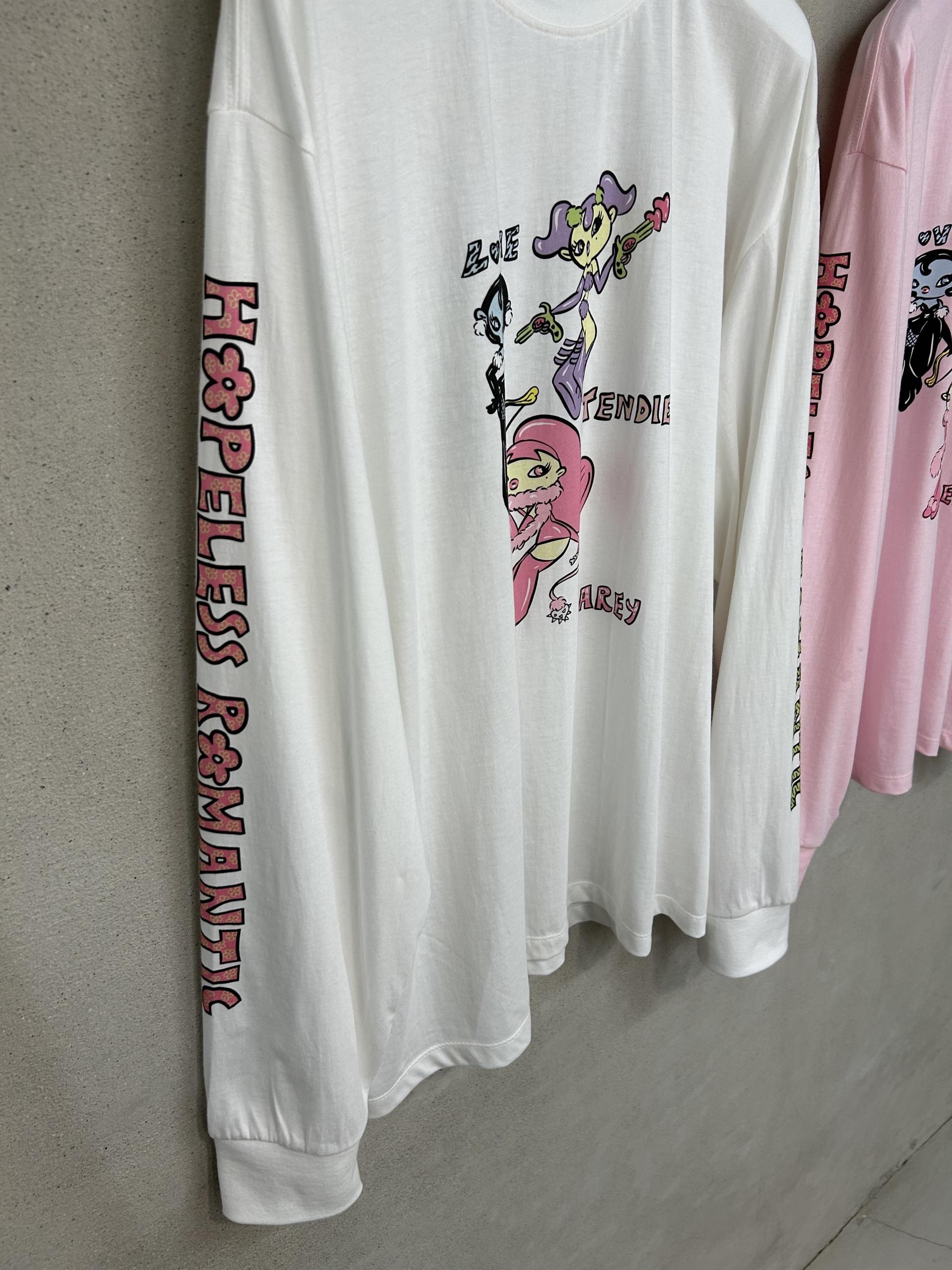 Hopeless Romantic L/S T-shrits [White]
