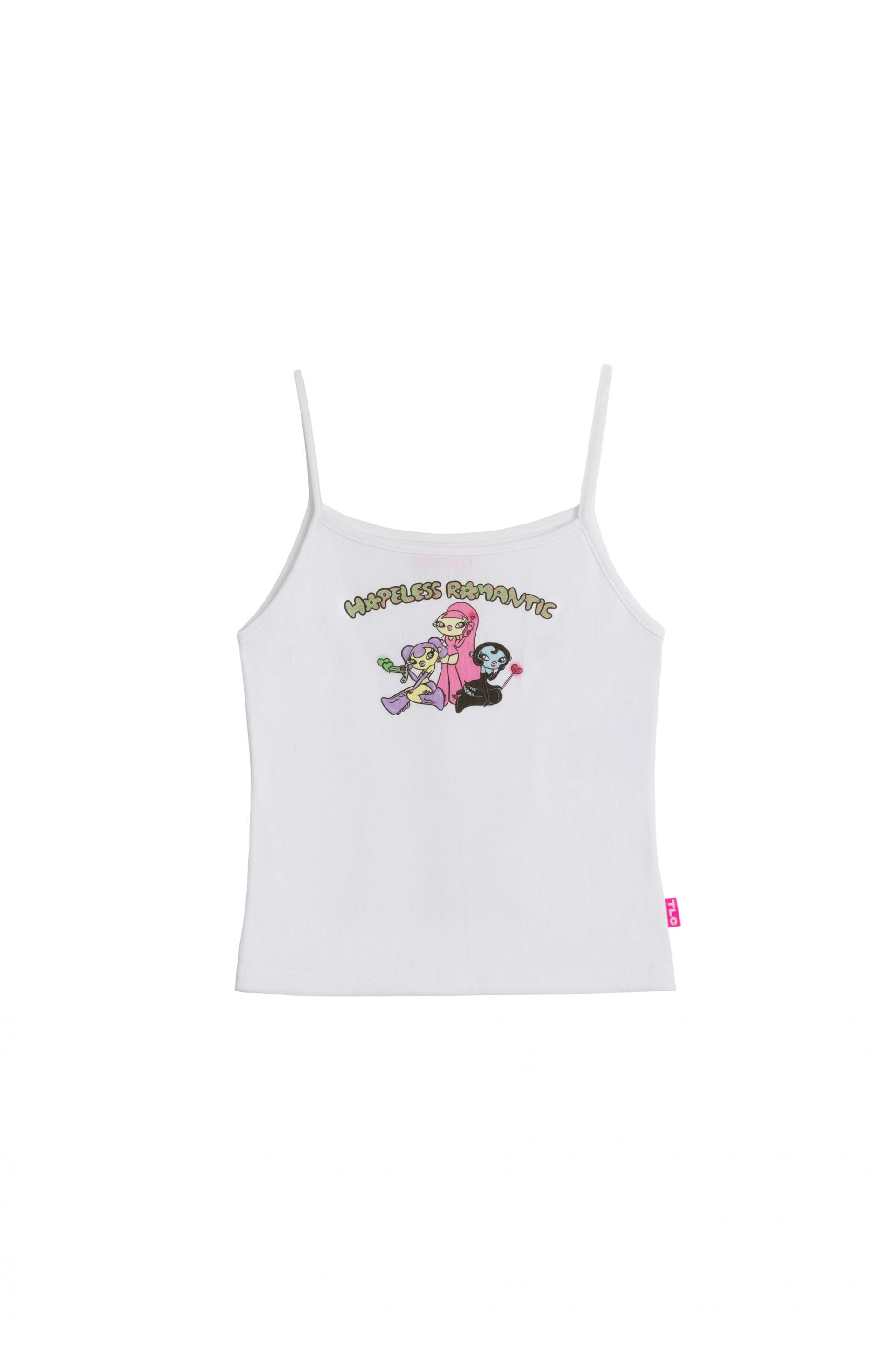 Hopeless Romantic Singlet [White]