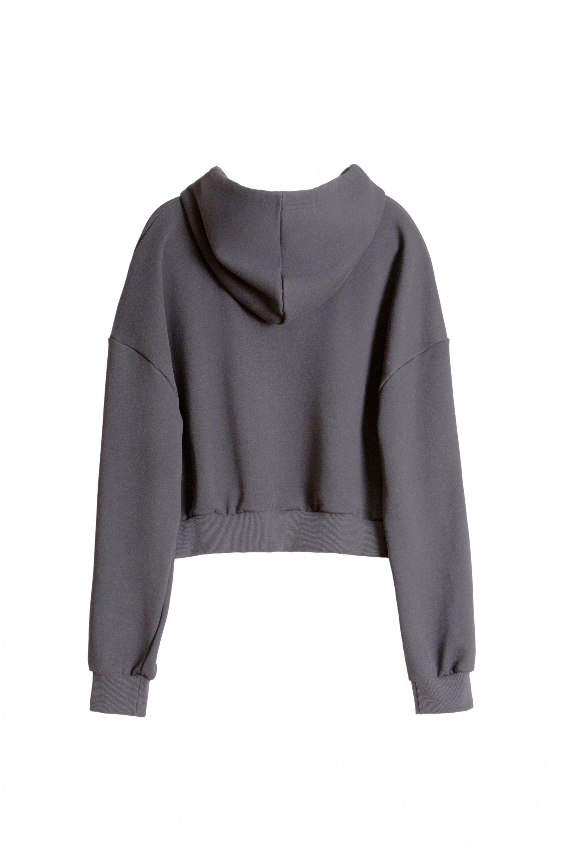 Cropped Hoodie [Dark Gray]