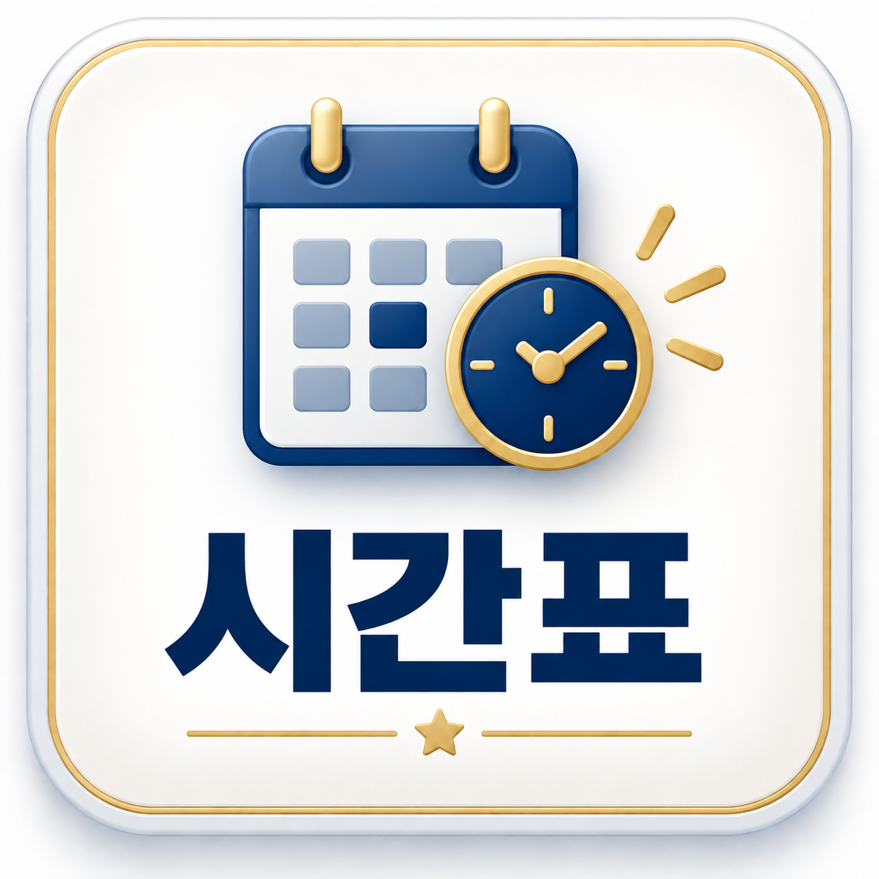 시간표