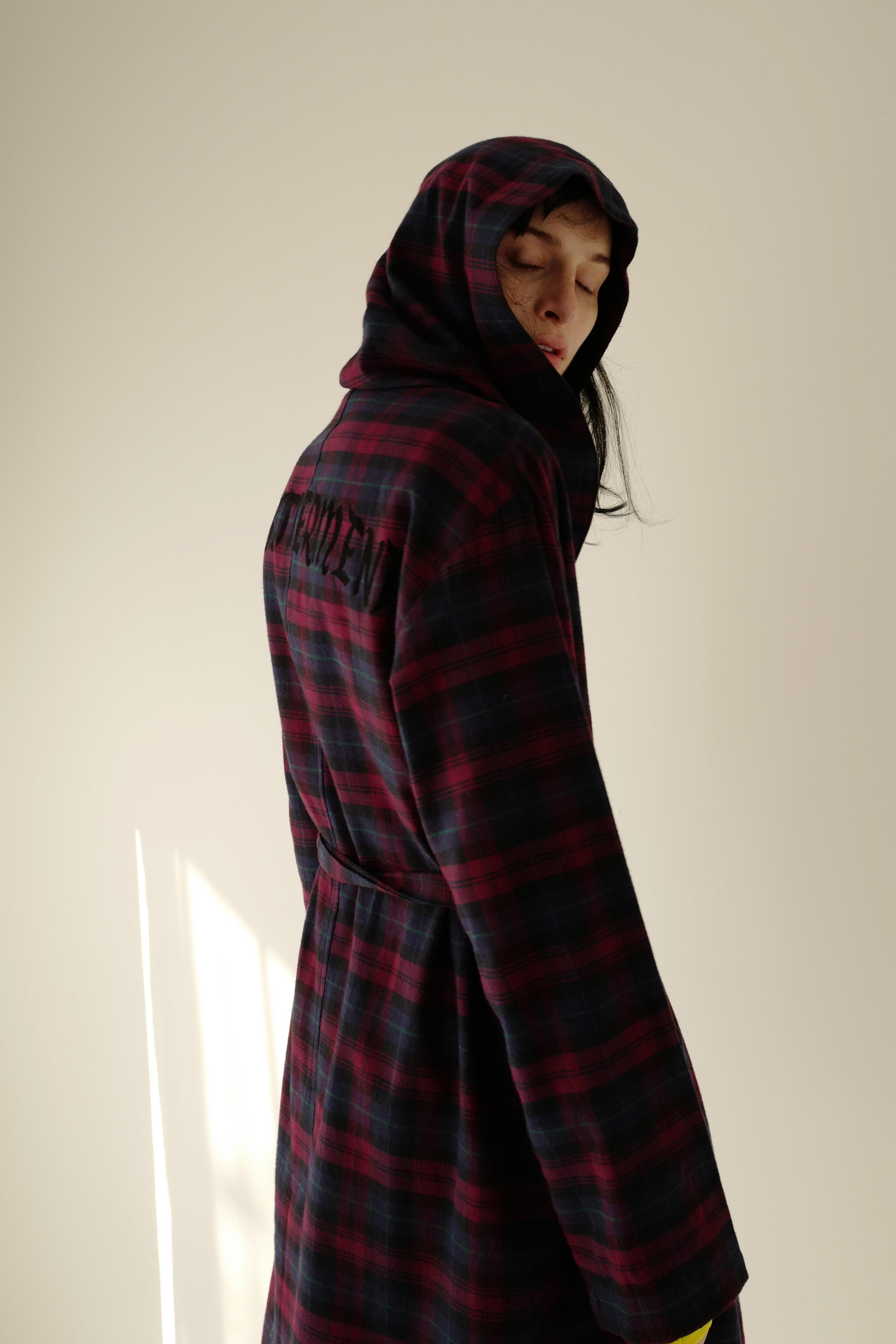 NIGHTFLOW Hooked Long Checked Shirt