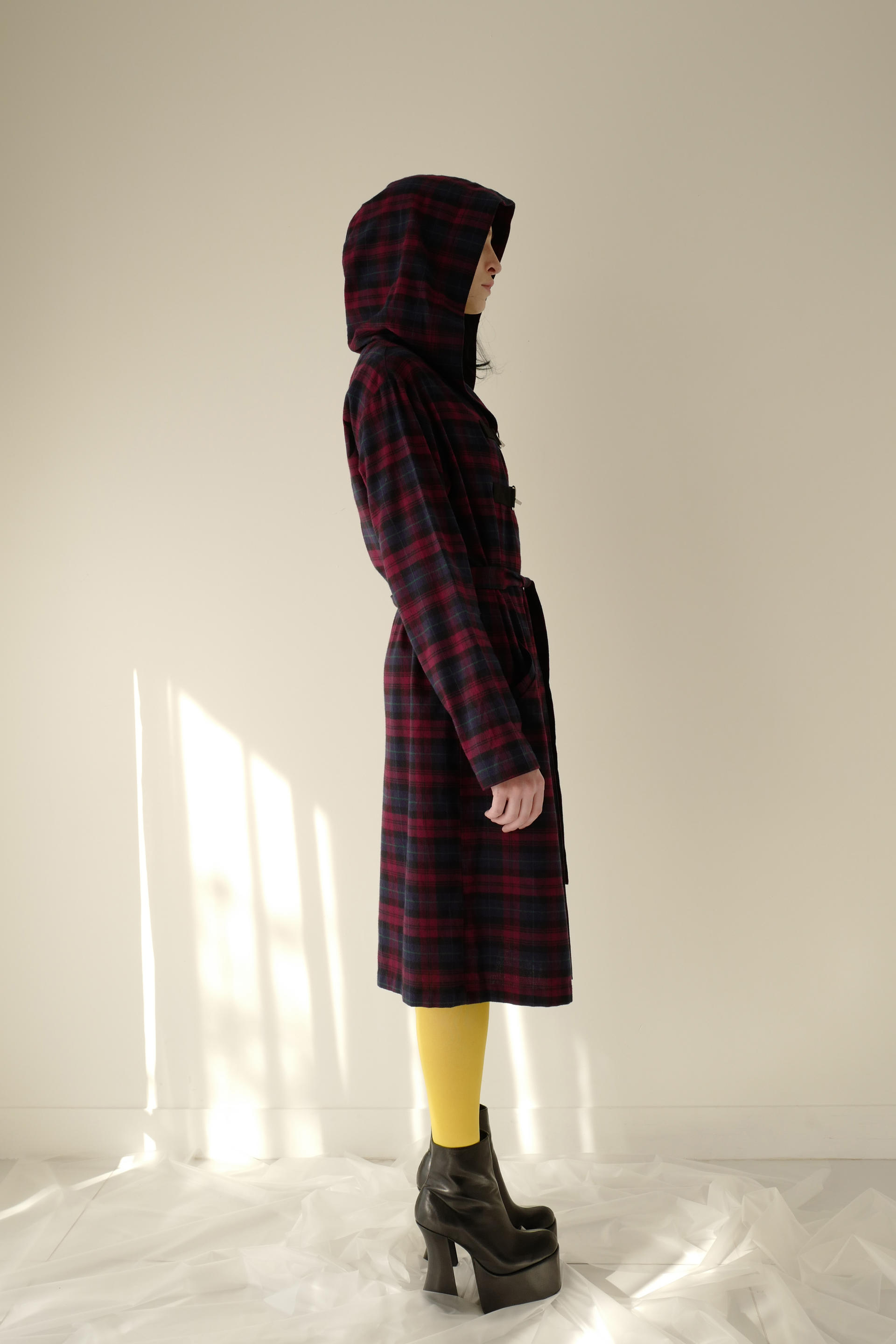NIGHTFLOW Hooked Long Checked Shirt