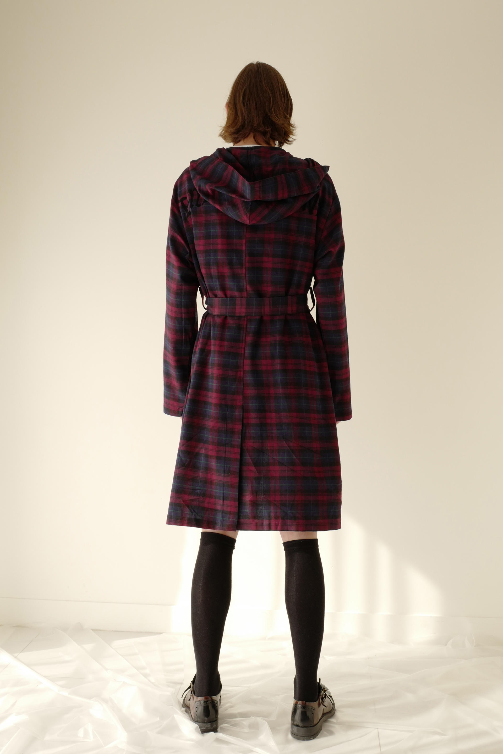 NIGHTFLOW Hooked Long Checked Shirt