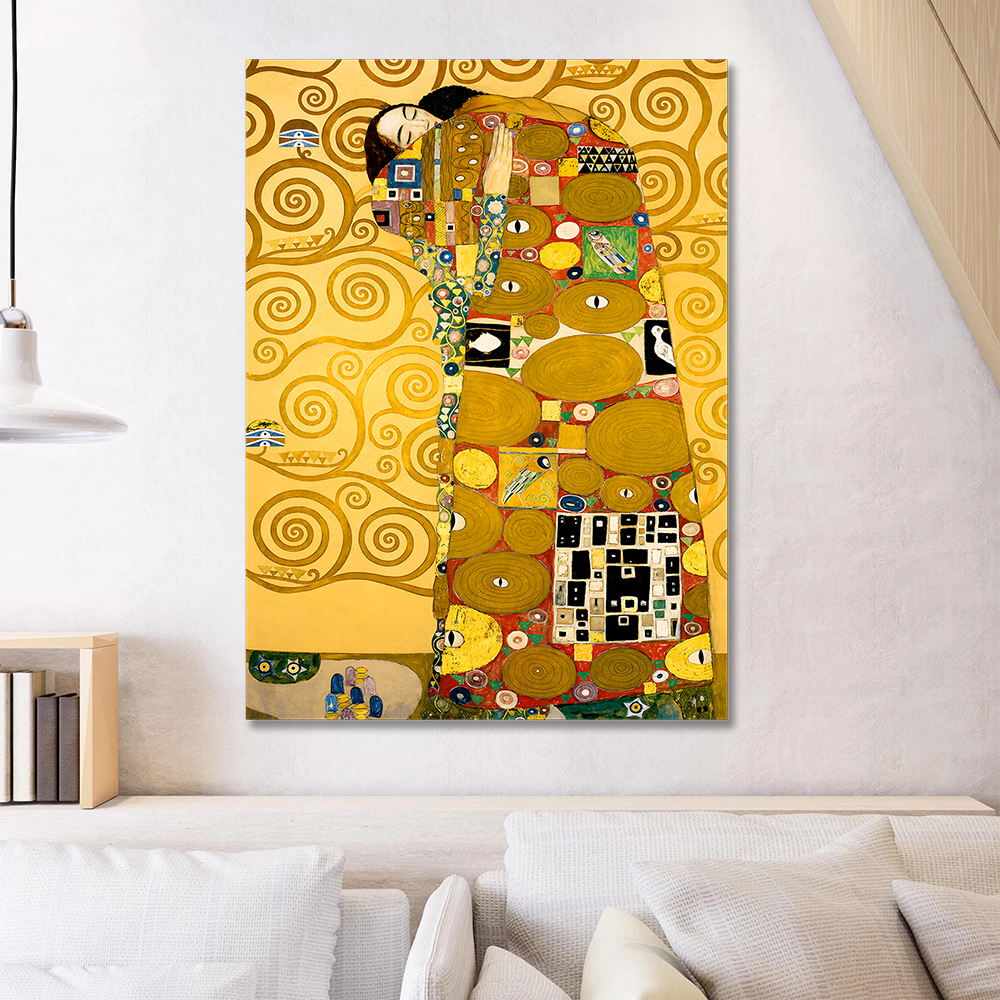 부자되는 황금 클림트 명화 캔버스 액자 거실 풍수인테리어 그림