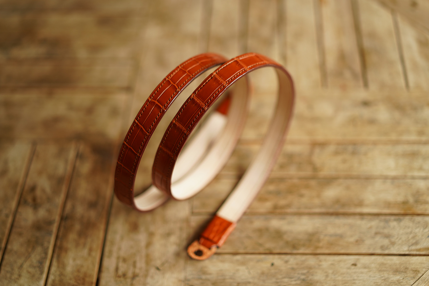 [Arte di mano] Comodo wide F/L (Full-Lining) neck strap for RF and etc