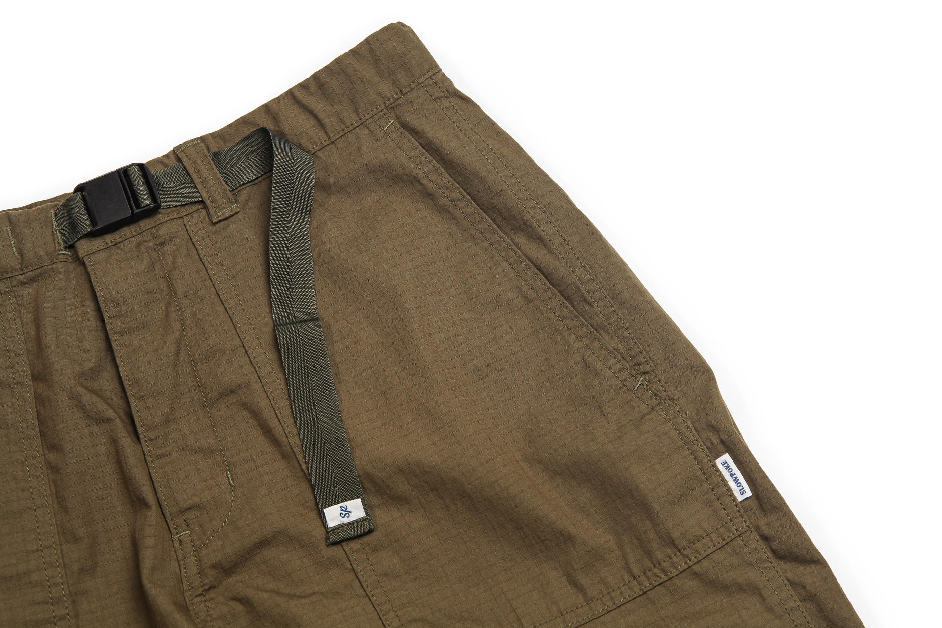 Wide Tapered Climbing Pants Khaki_SLOWPOKE