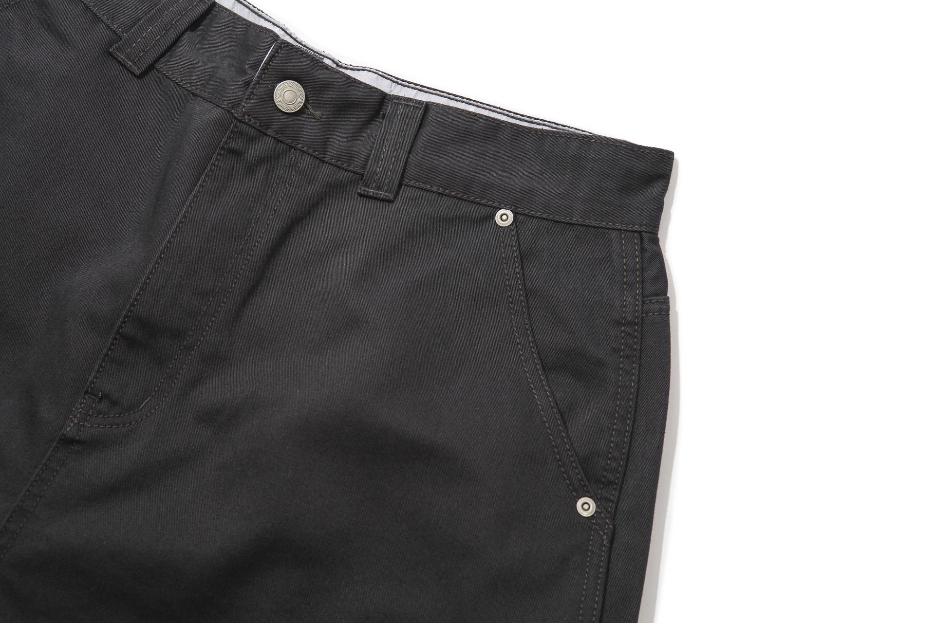 Double Knee Shorts Charcoal SLOWPOKE double-knee-shorts-charcoal-slowpoke