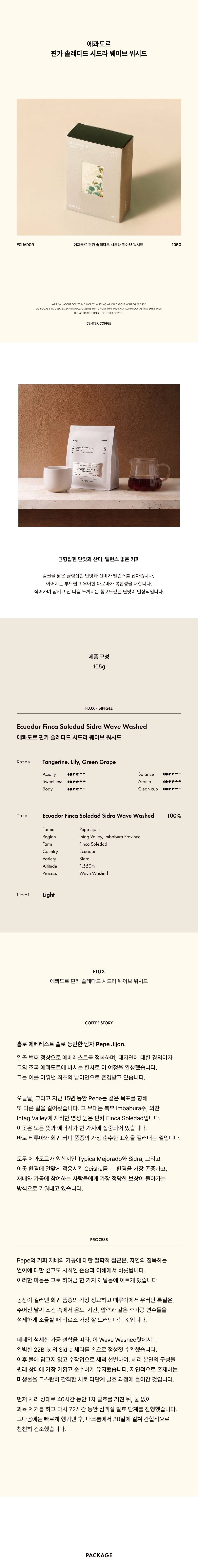 Ecuador Finca Soledad Sidra Wave Washed