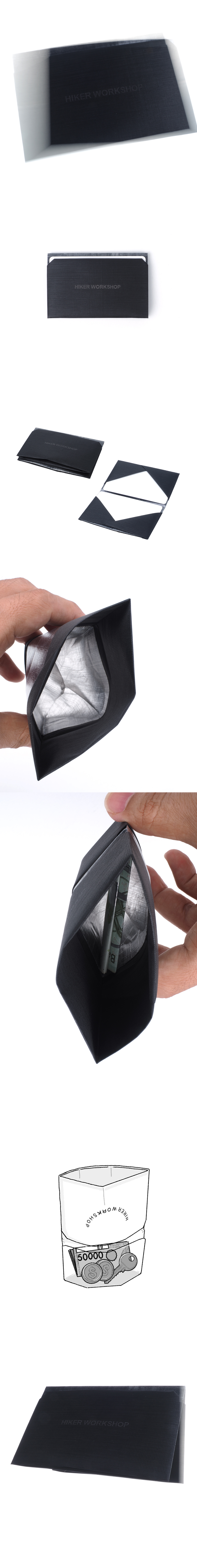 2026「Origami Card Holder」 Moon Black