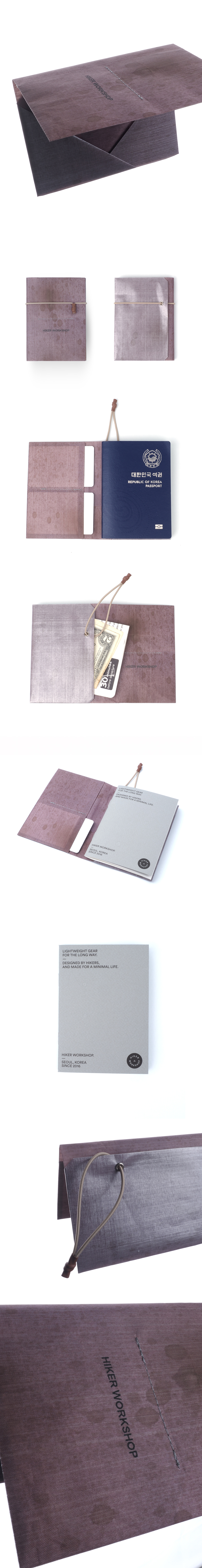 「Passport Wallet Note」 - Ceder Maroon (13g)