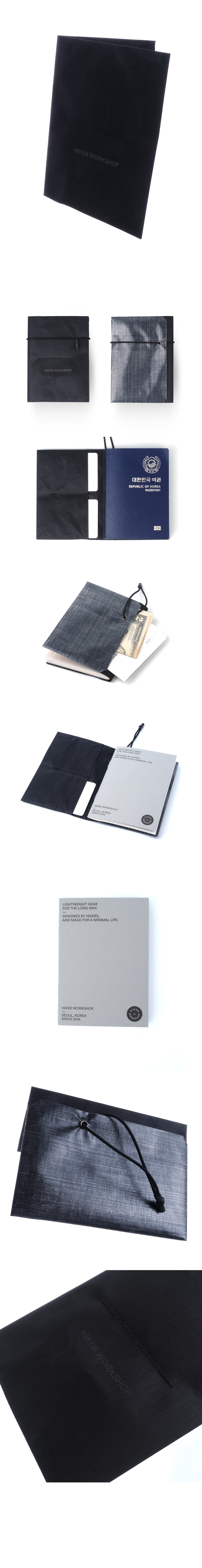 「Passport Wallet Note」 - Moon Black (13g)