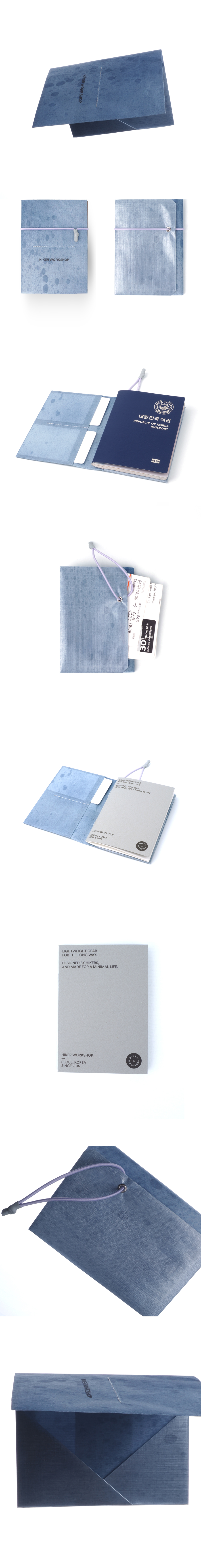 「Passport Wallet Note」 - Ocean Blue (13g)