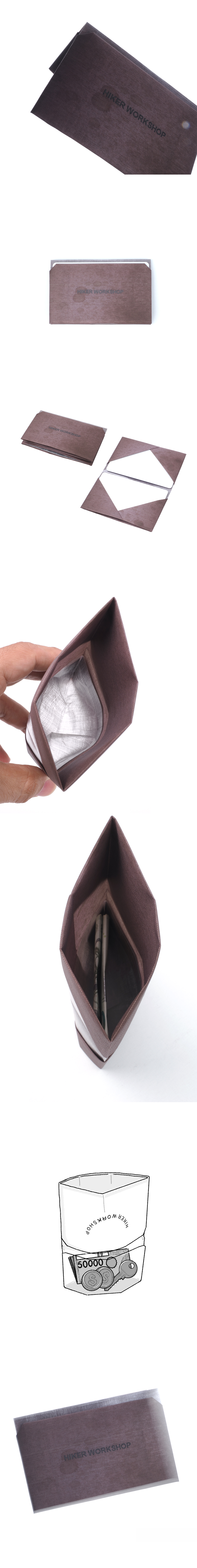 2026「Origami Card Holder」 Cedar Maroon
