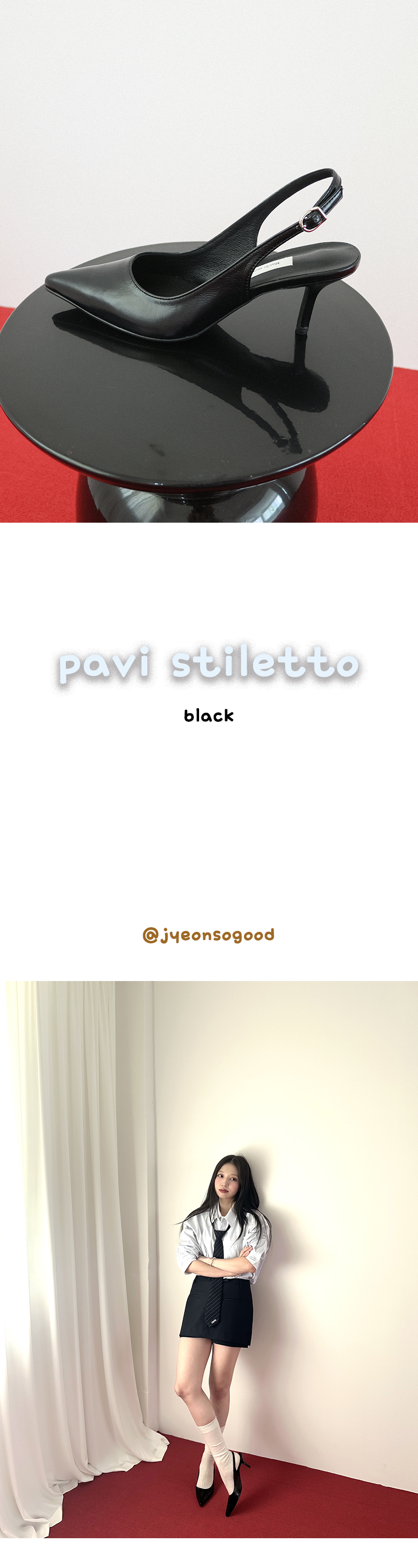 [지연픽] pavi stiletto heels _ black