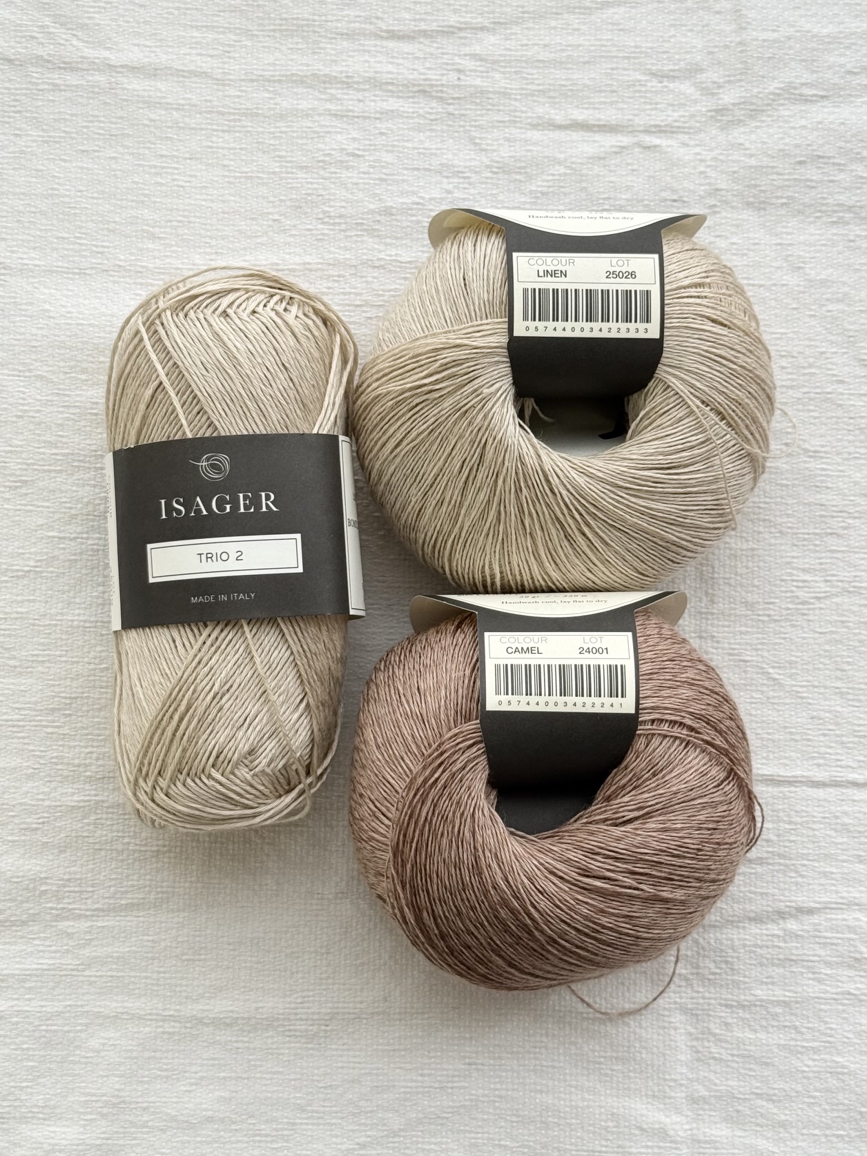 KnitaminC “Ariel Wave Top” KIT (Trio2 + Trio1 배색 2합)