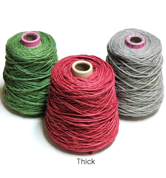 jute yarn thick 10 color/ 100g, 400g