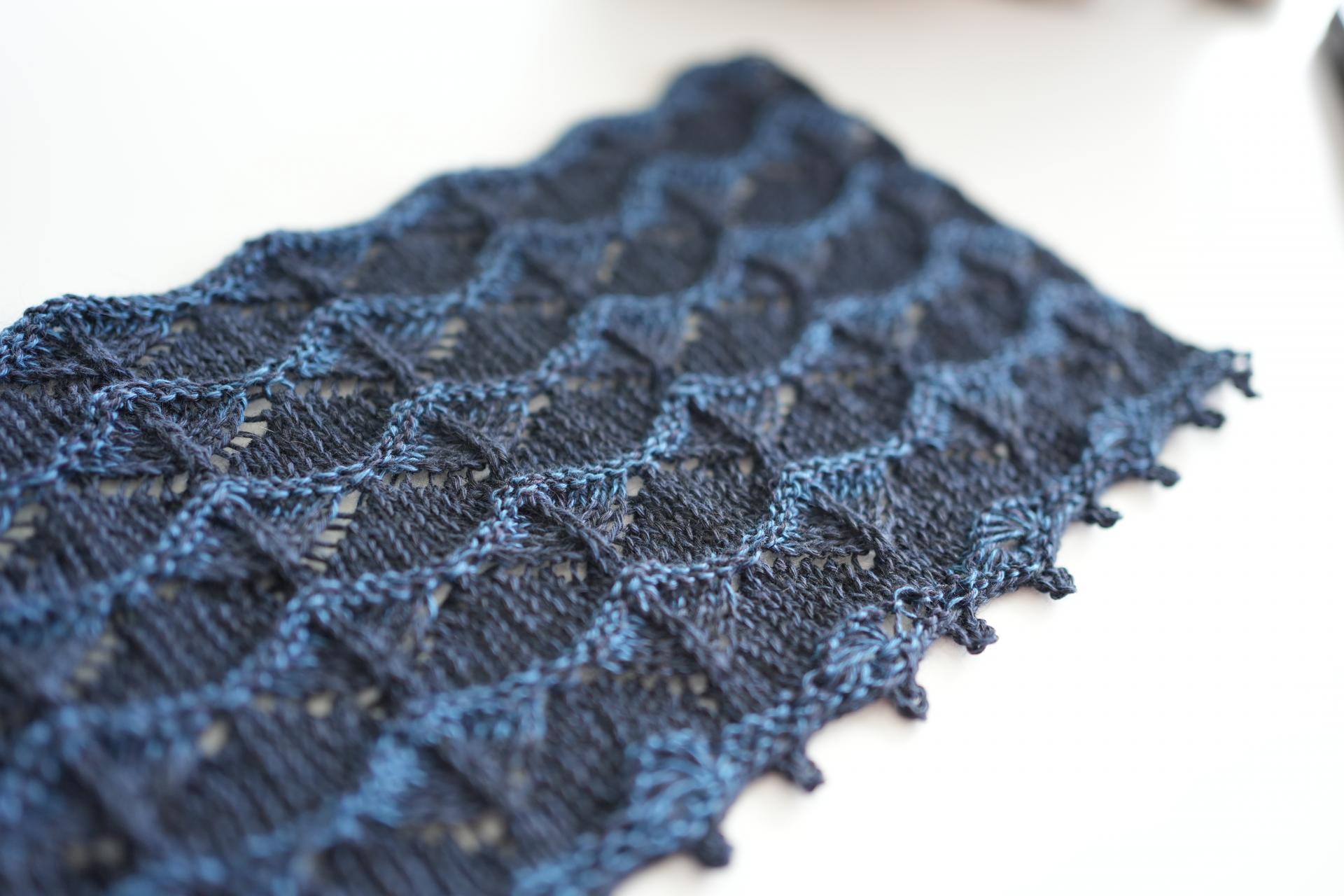 KnitaminC Knit "Ariel Wave Top" Original Yarn KIT (Trio 1 배색)