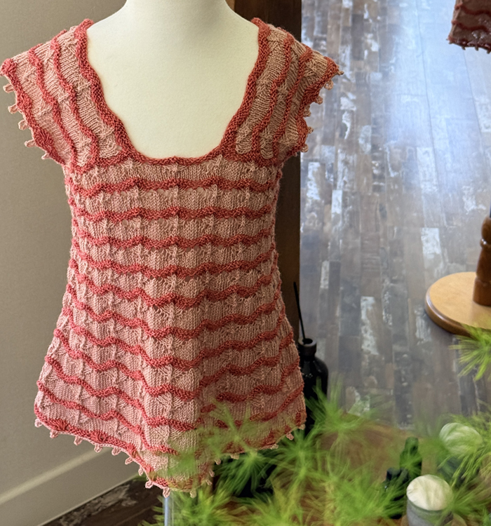 KnitaminC Knit "Ariel Wave Top" Original Yarn KIT (Trio 1 배색)