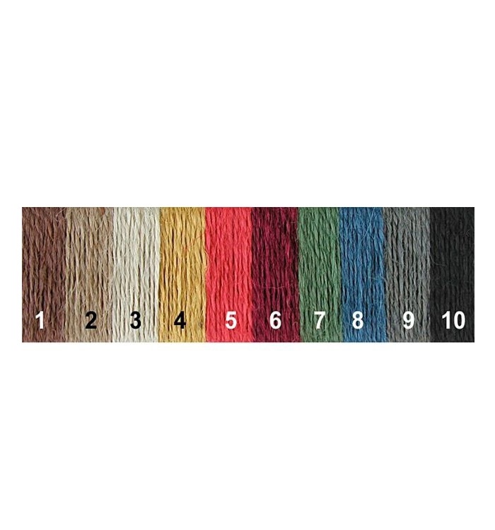 jute yarn thin 10 color / 400g