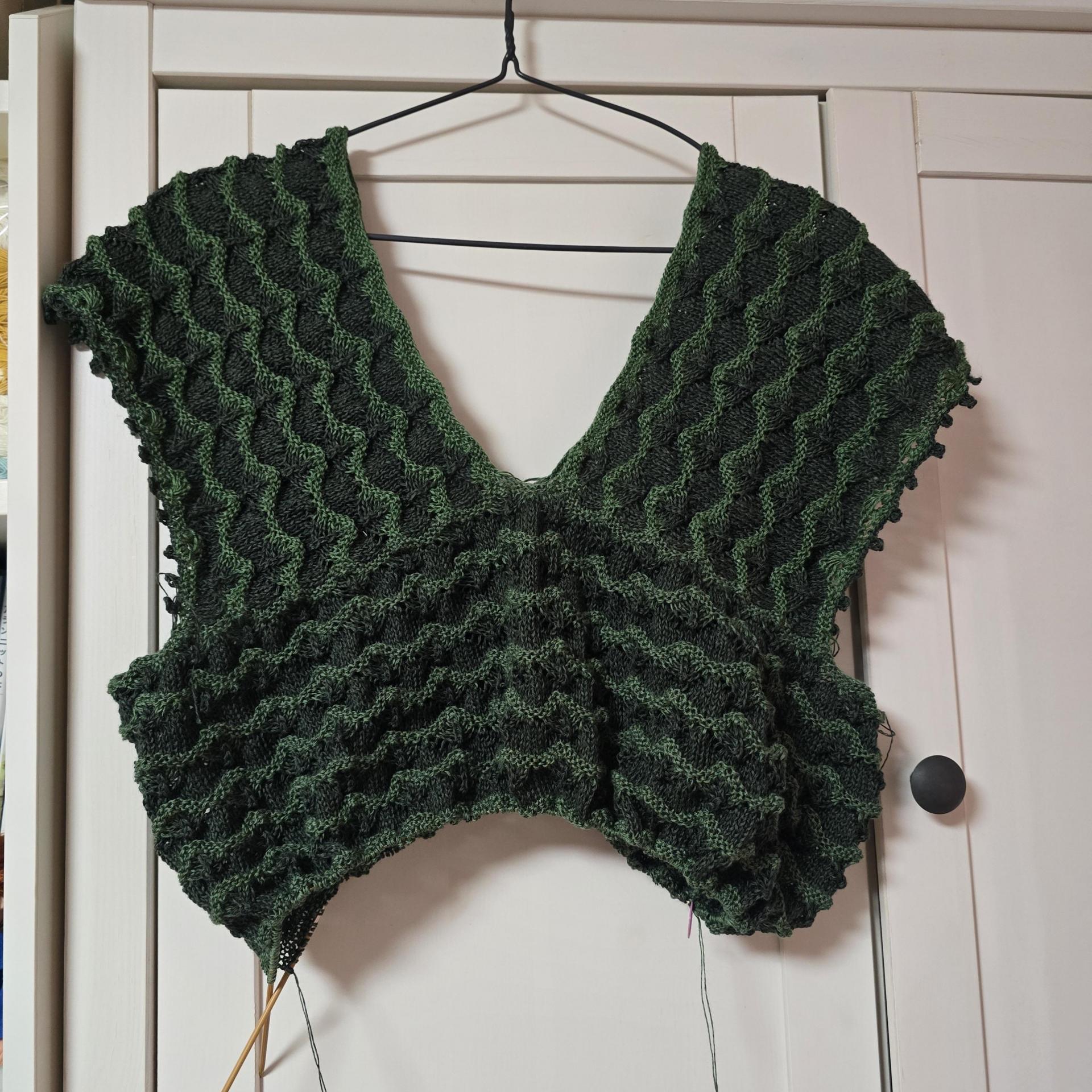 KnitaminC Knit "Ariel Wave Top" Original Yarn KIT (Trio 1 배색)
