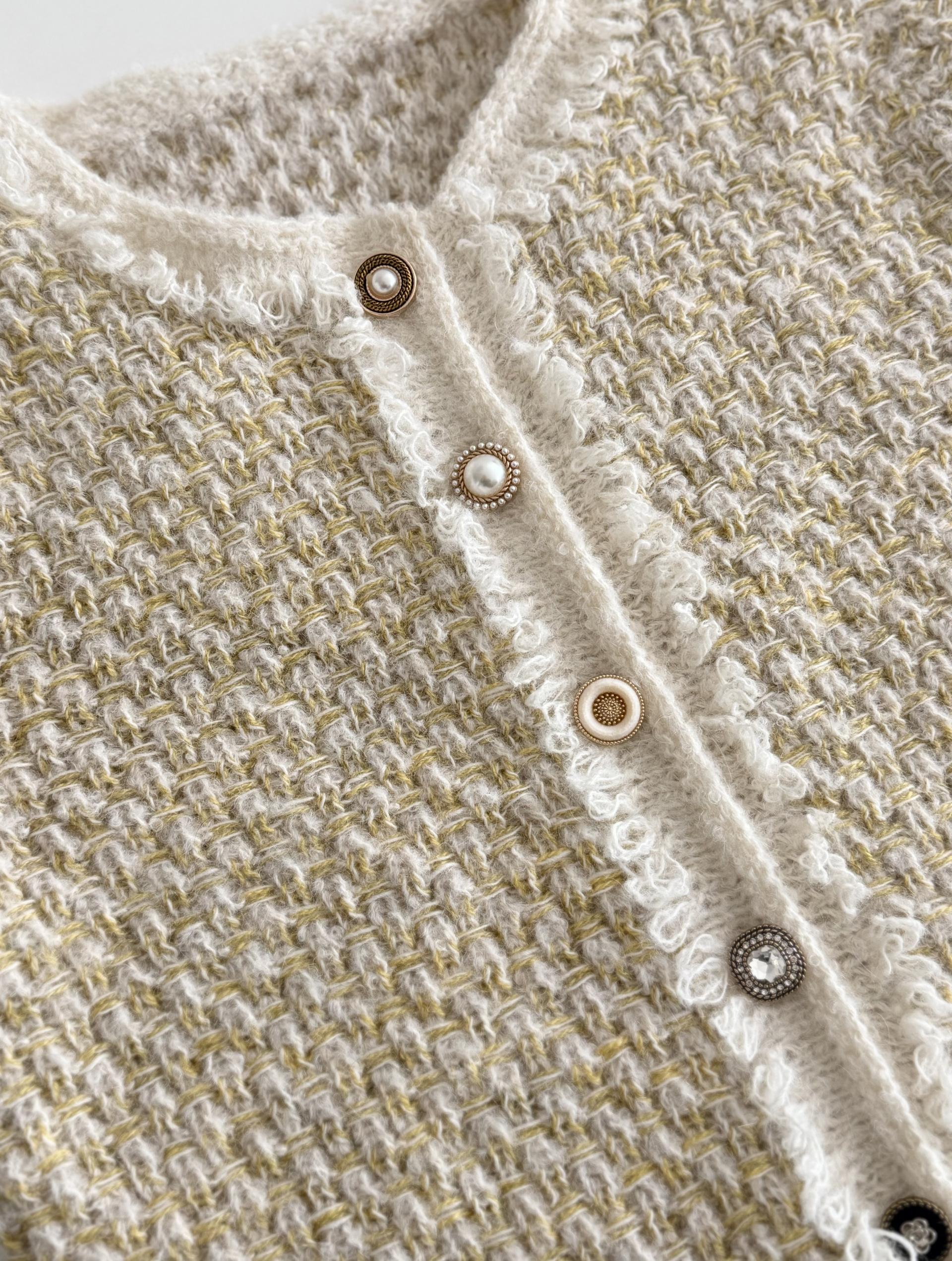 KnitaminC Éclat Tweed Jacket 블랙 미드나잇 (회원 5% 할인)