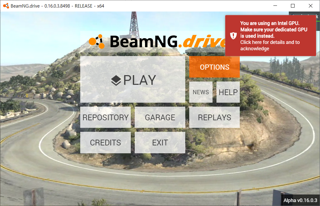 beamng drive tech demo controls