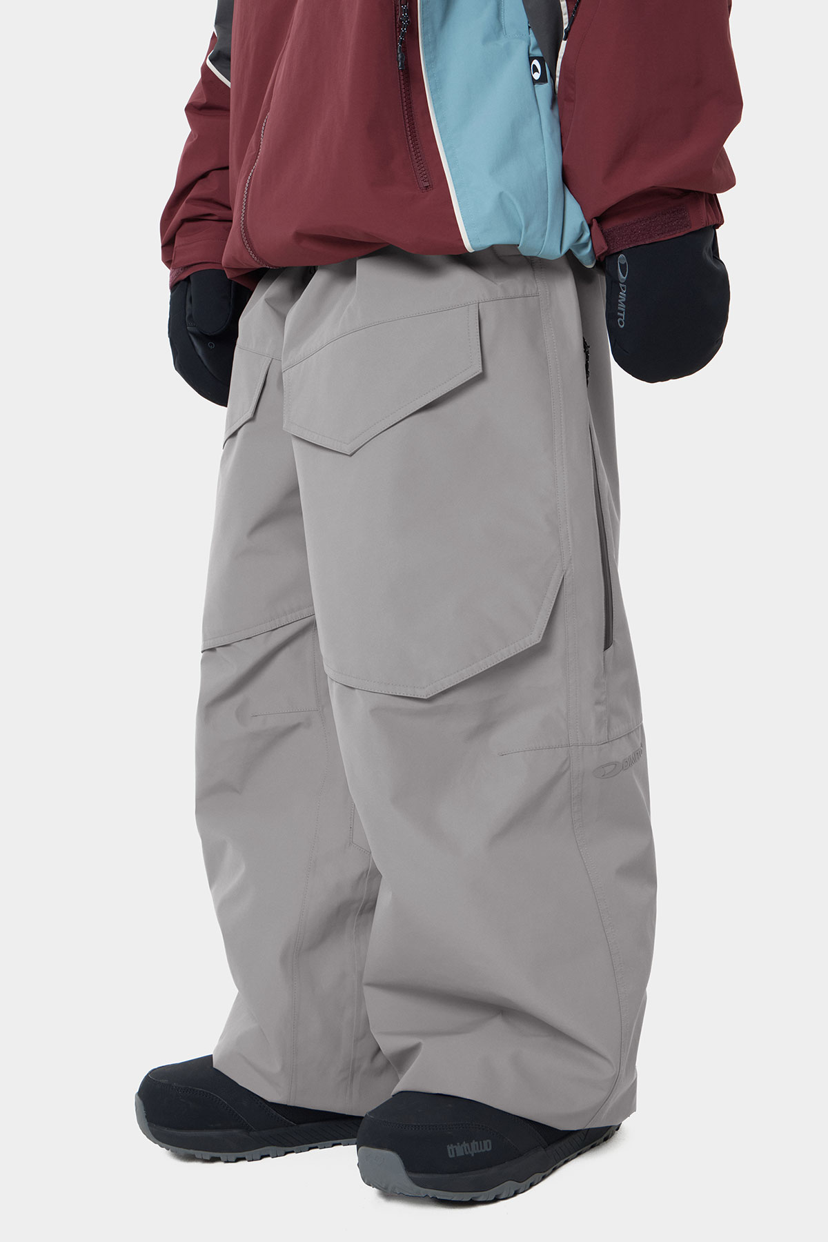 AIR VENT BANDED PANTS (WIDE FIT LV.1) GREY 2627