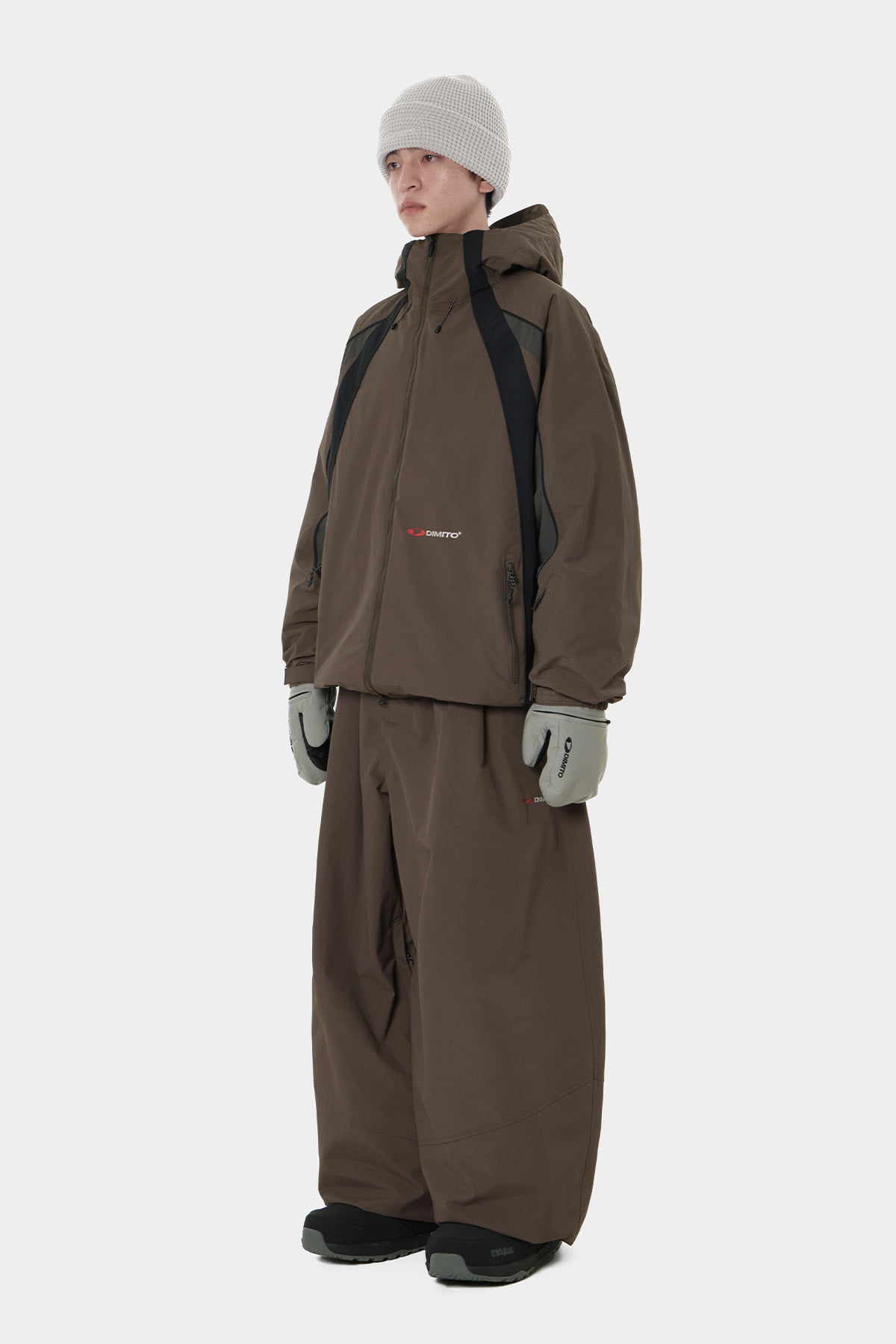26 AIR FORCE BANDED PANTS (WIDE FIT LV.2) DEEP BROWN 2627