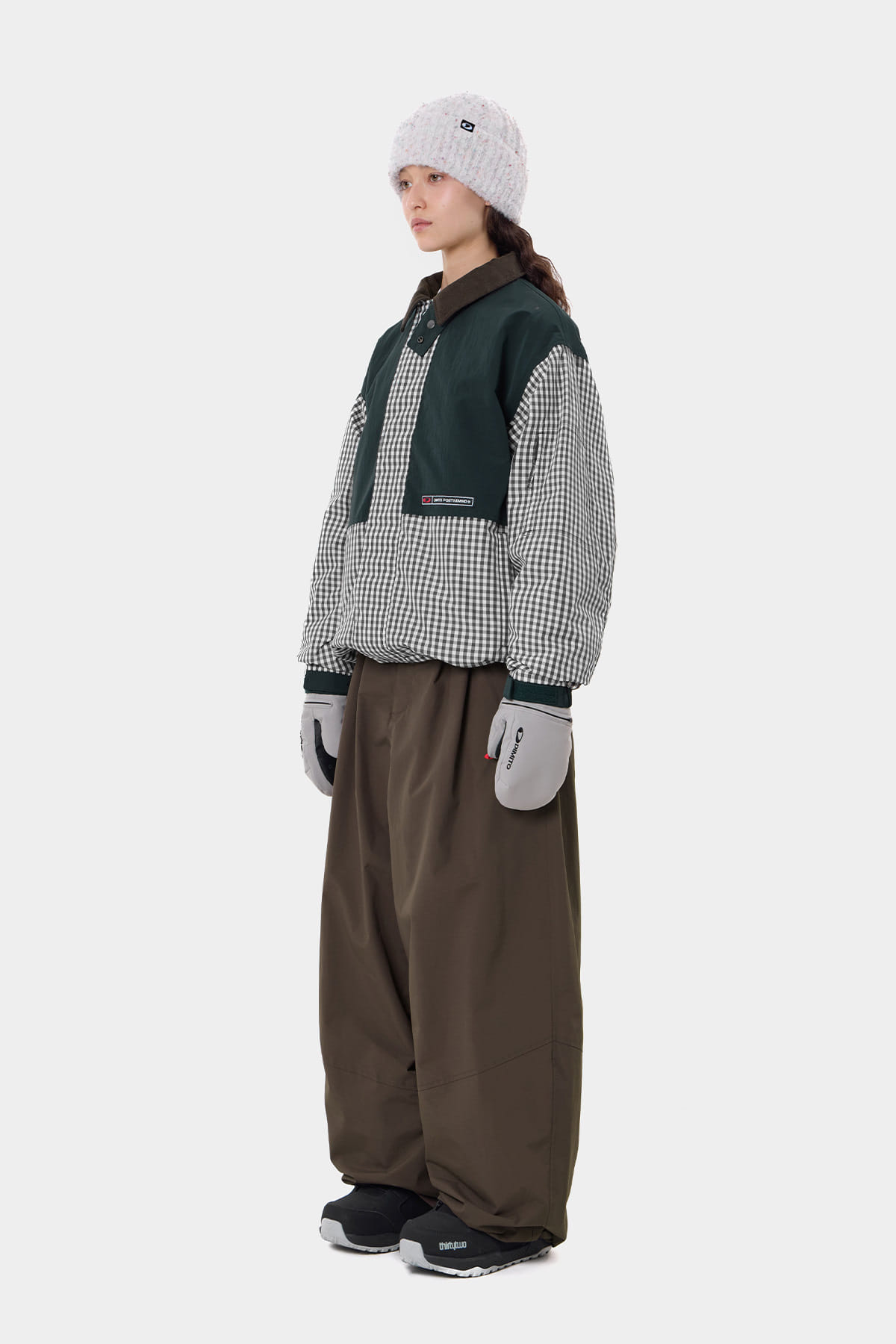 26 AIR FORCE BANDED PANTS (WIDE FIT LV.2) DEEP BROWN 2627
