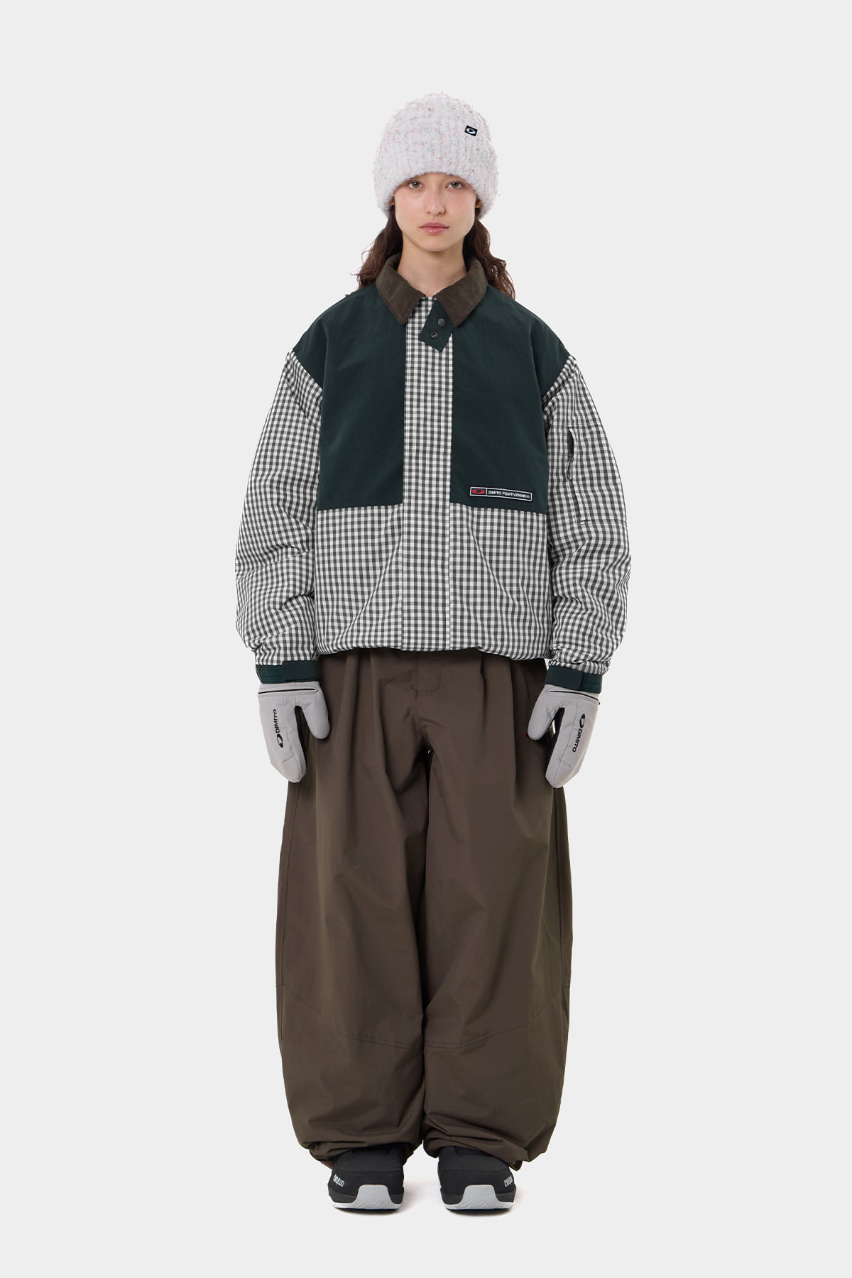 26 AIR FORCE BANDED PANTS (WIDE FIT LV.2) DEEP BROWN 2627