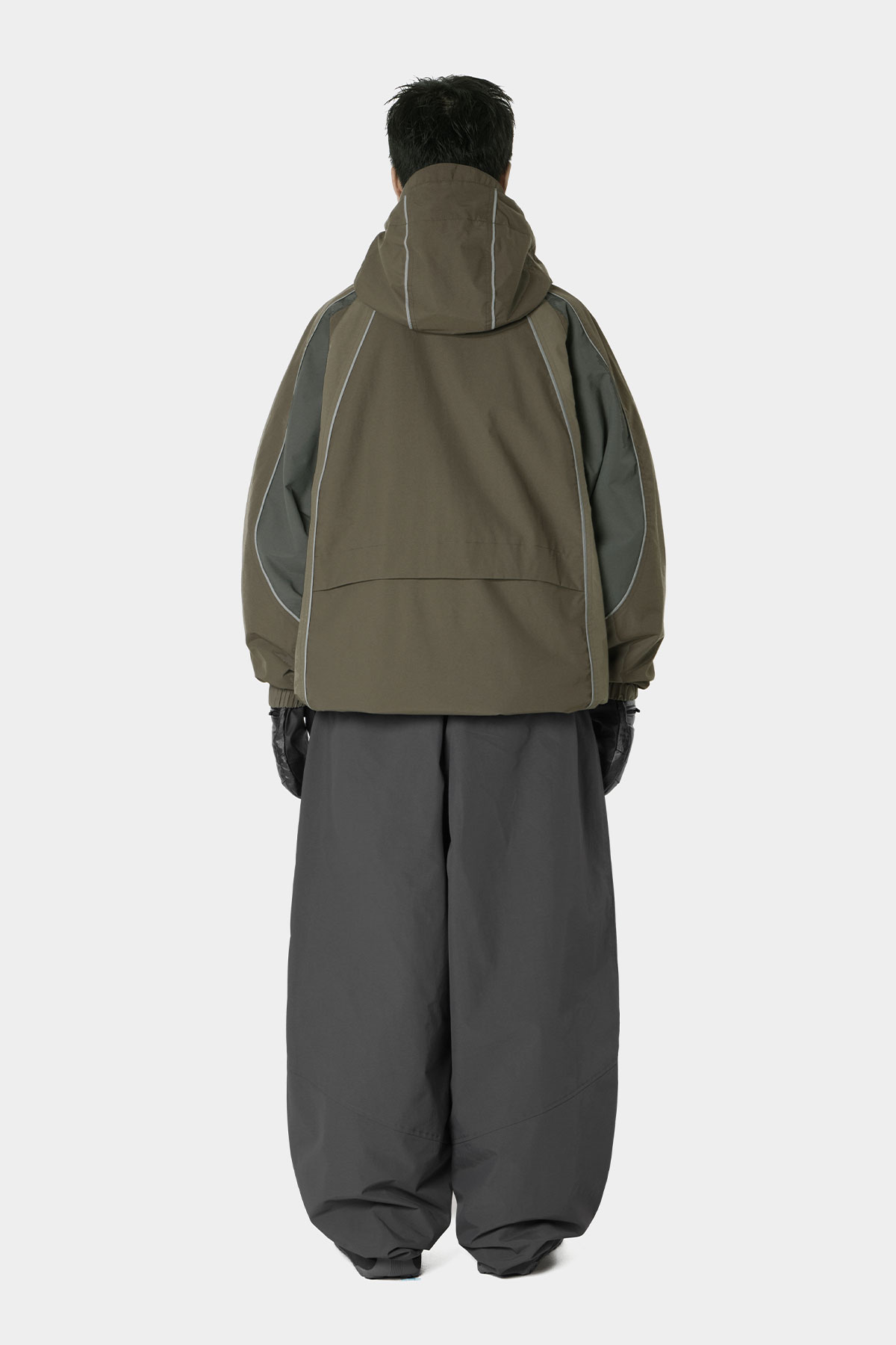 26 AIR FORCE BANDED PANTS (WIDE FIT LV.2) CHARCOAL 2627
