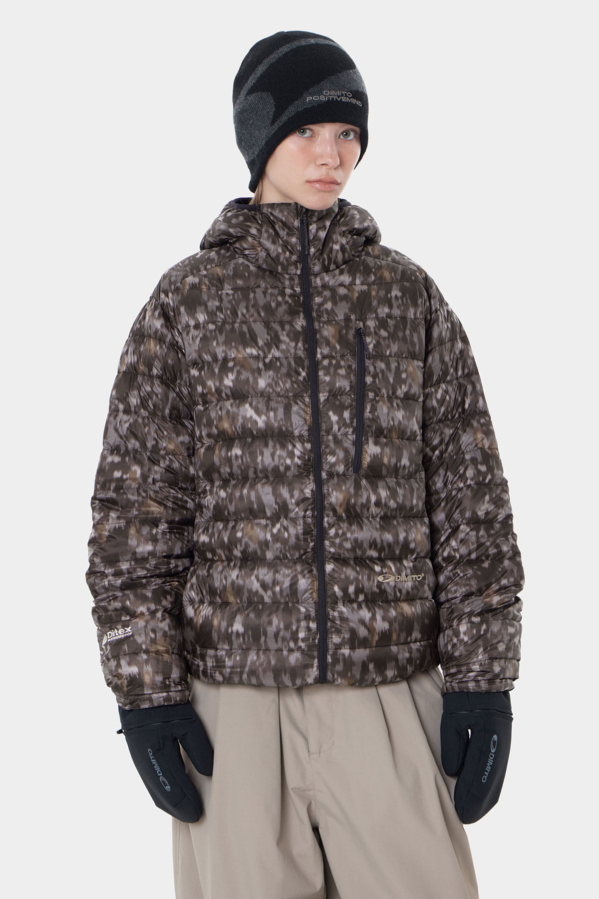 OPTIMUM DOWN JACKET RIVER CAMO 2627