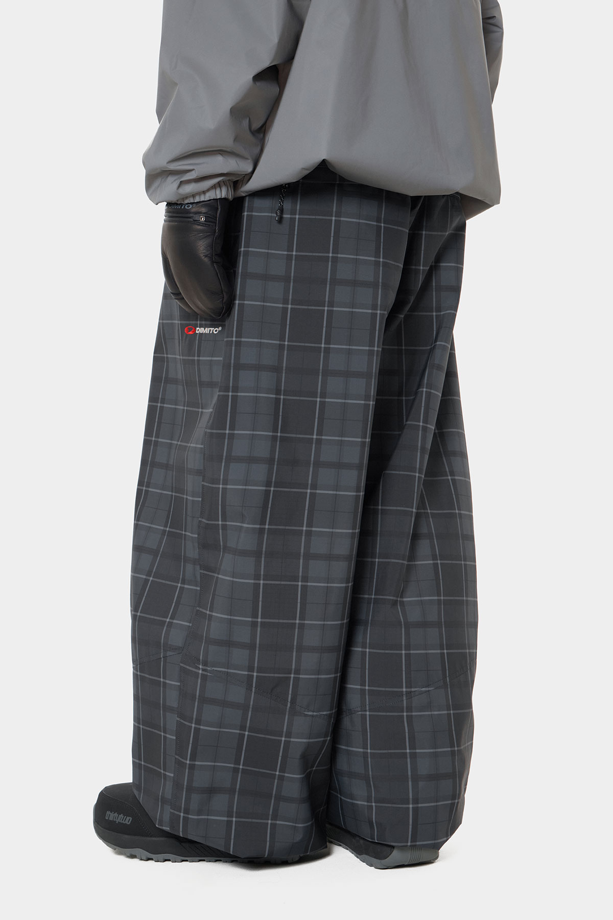 26 AIR FORCE BANDED PANTS (WIDE FIT LV.2) NAVY CHECK 2627