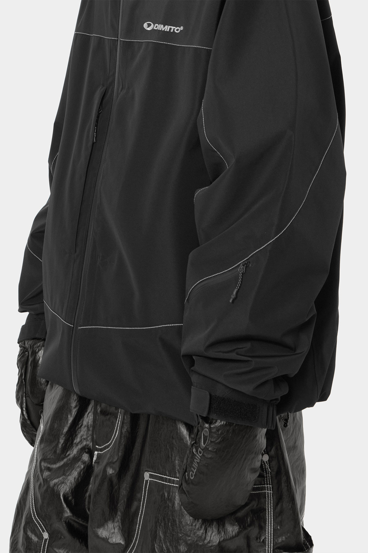 EASY OPEN MITTEN COATED BLACK 2627