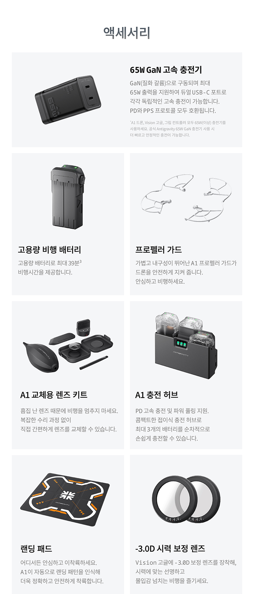 안티그래비티 A1 표준 번들
