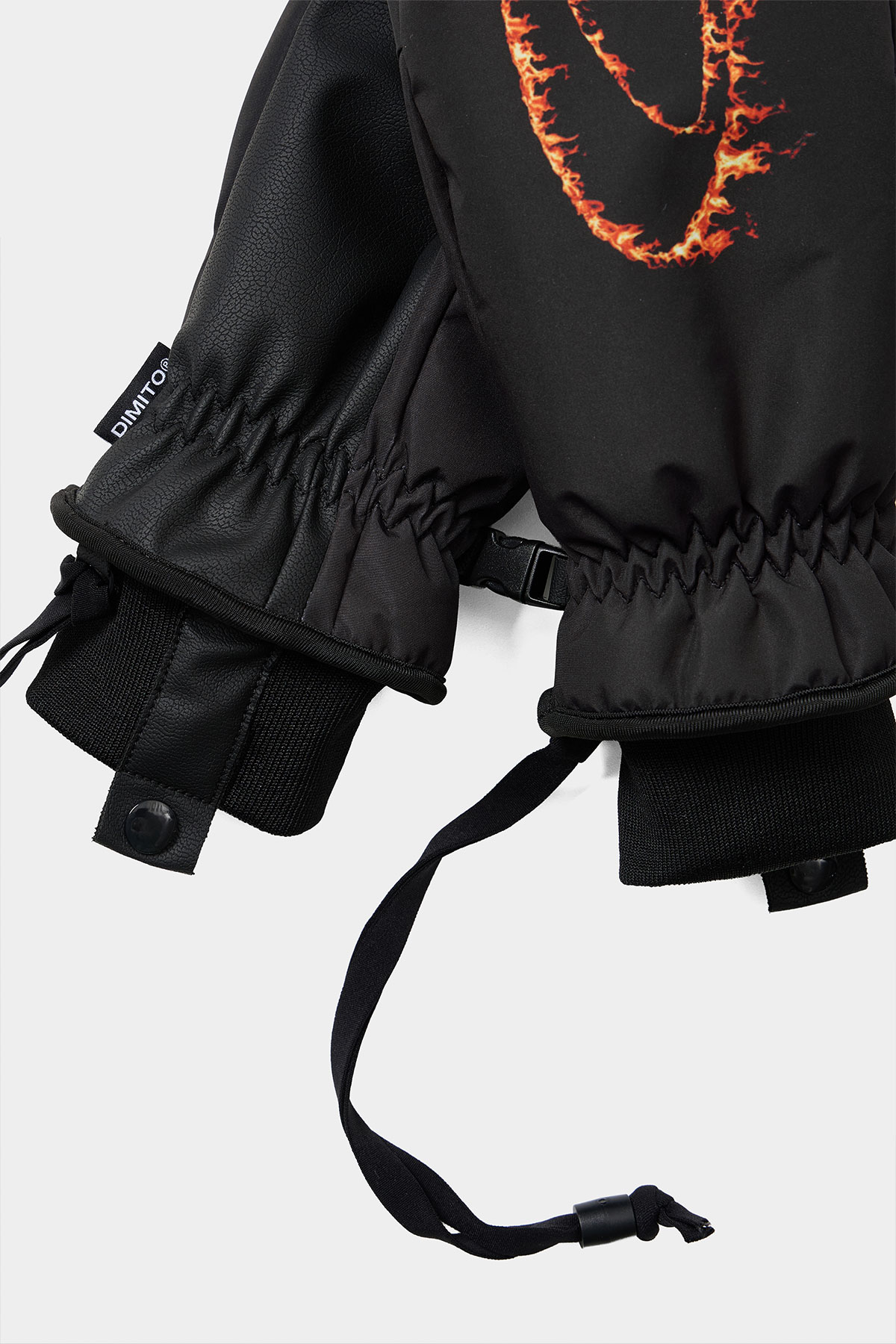GRAPHICS MITTEN F BLACK 2627
