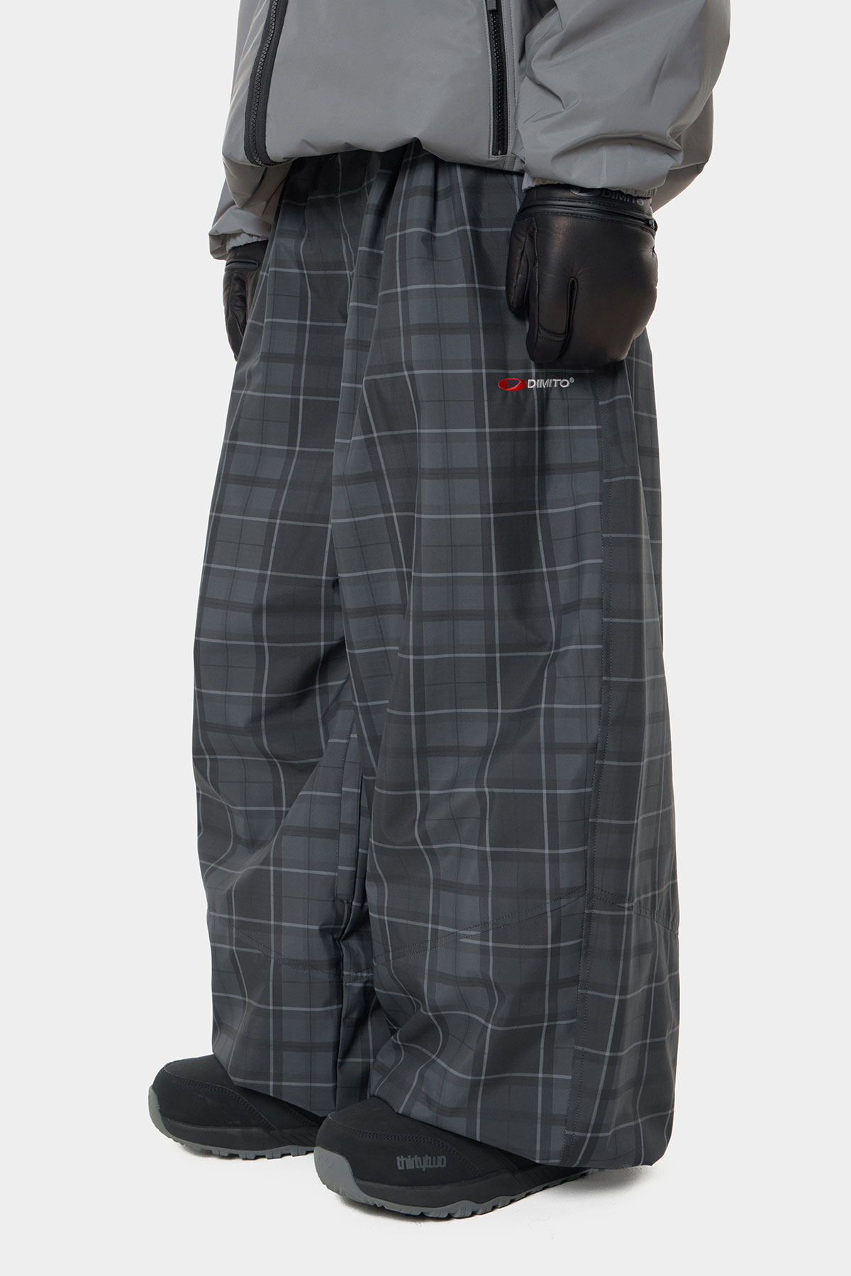 26 AIR FORCE BANDED PANTS (WIDE FIT LV.2) NAVY CHECK 2627