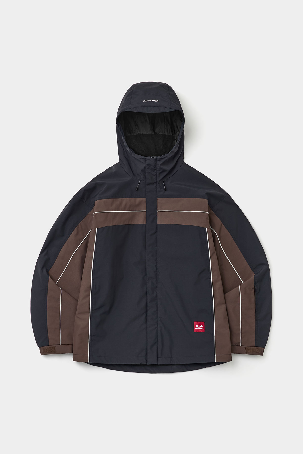 PANELED JACKET TEAL NAVY 2627