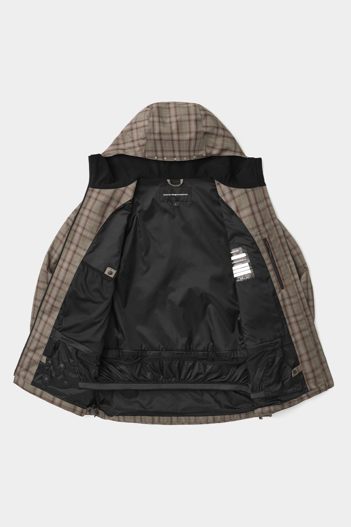 STUD 2L JACKET BROWN CHECK 2627