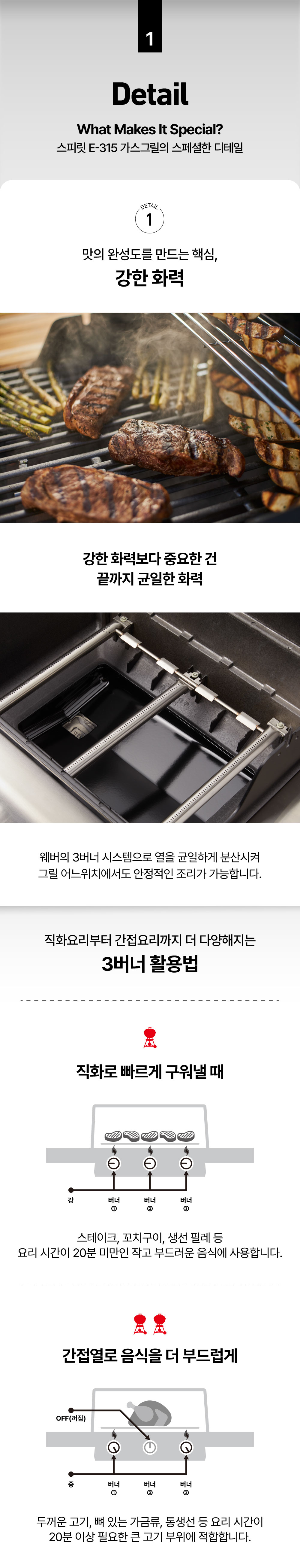 스피릿 E-315 LP 가스 그릴